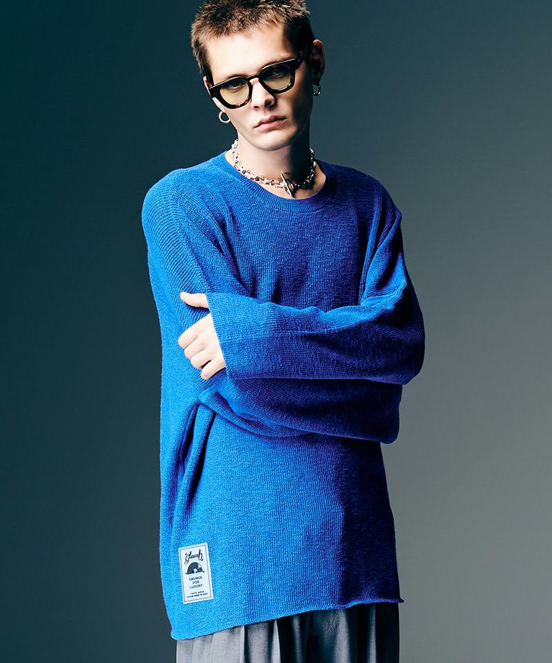 glamb(グラム)】Rubber Tag Knit ラバータグニット(GB0126-KNT11