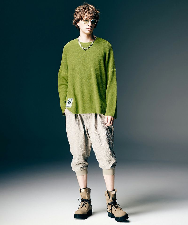 glamb(グラム)】Rubber Tag Knit ラバータグニット(GB0126-KNT11