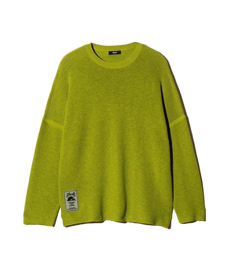 glamb(グラム)】Rubber Tag Knit ラバータグニット(GB0126-KNT11