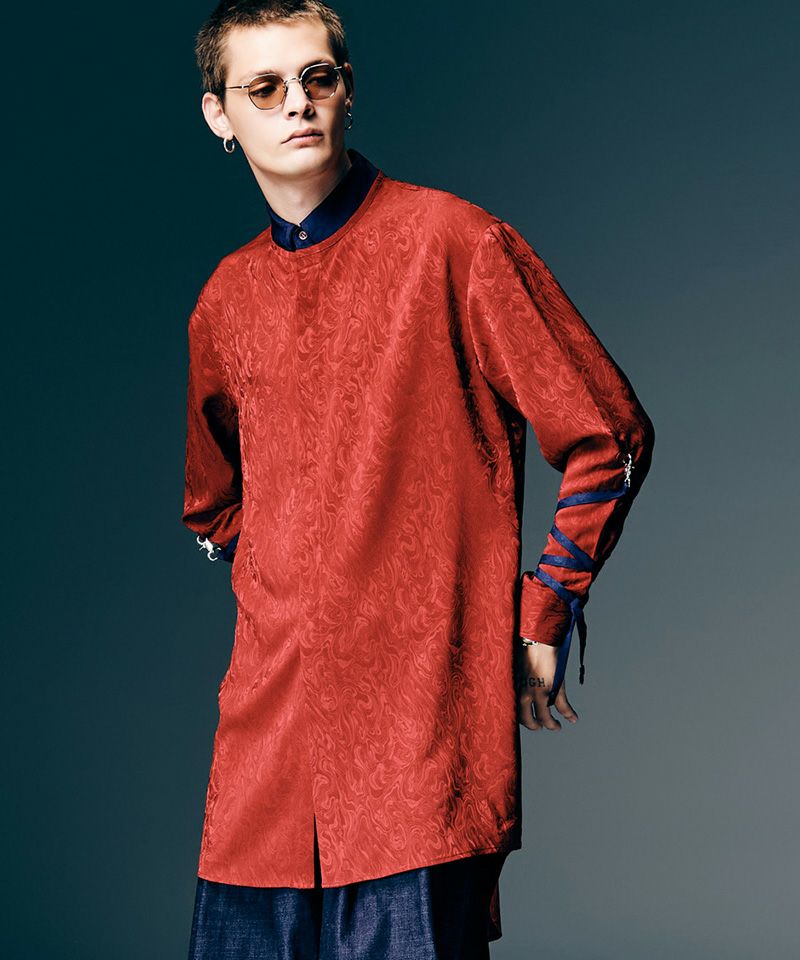 glamb(グラム)】Blow Long Shirt ブロウロングシャツ(GB0126-SH02