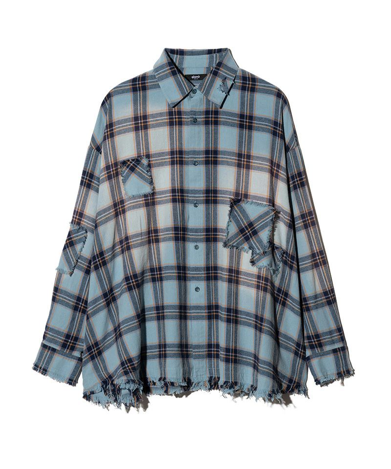 glamb(グラム)】4XL Flannel Shirt 4XLフランネルシャツ(GB0126-SH03