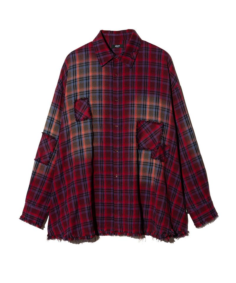 glamb(グラム)】4XL Flannel Shirt 4XLフランネルシャツ(GB0126-SH03