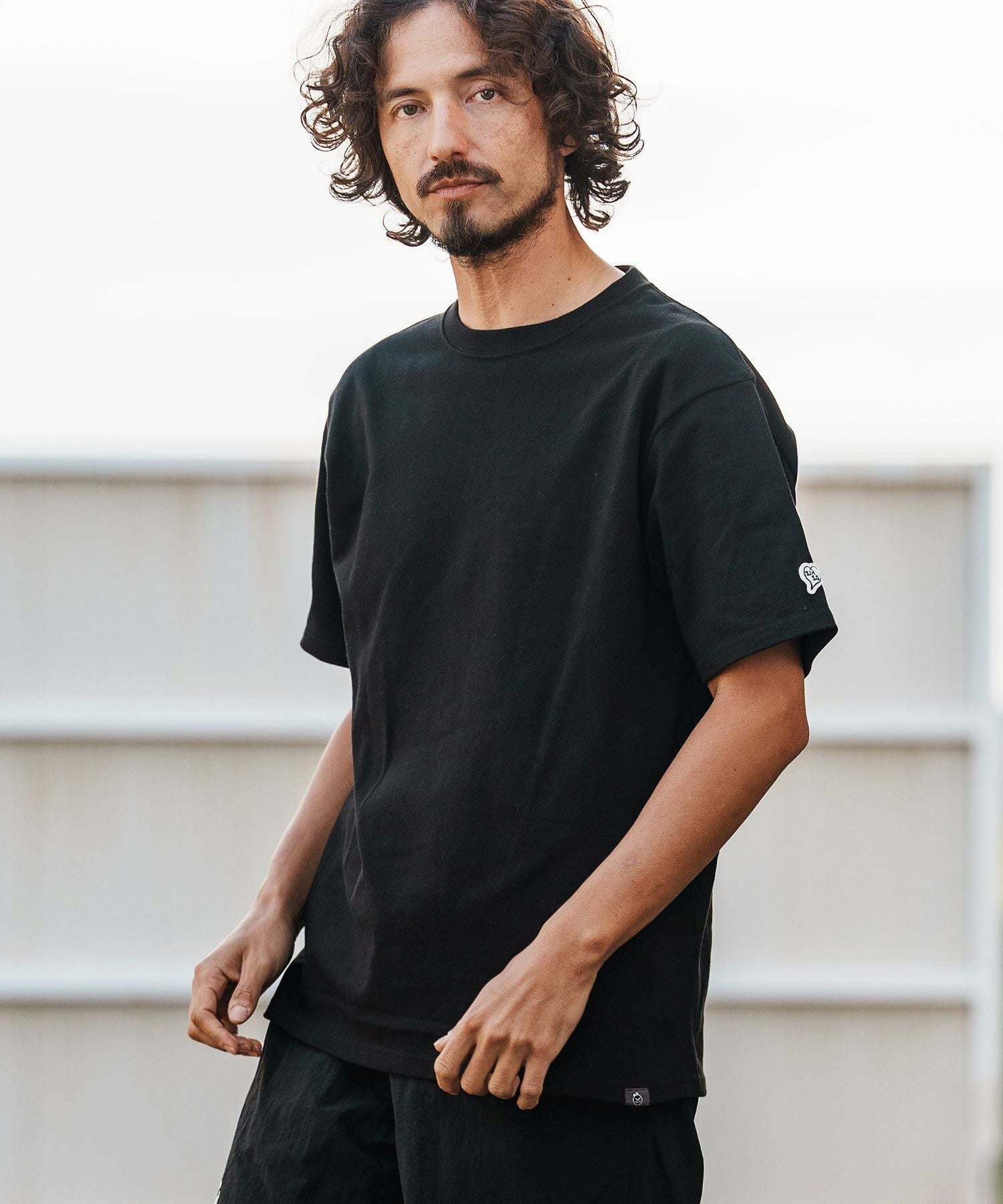 1minute 1second(ワンミニットワンセカンド)】10oz t-shirt with heart