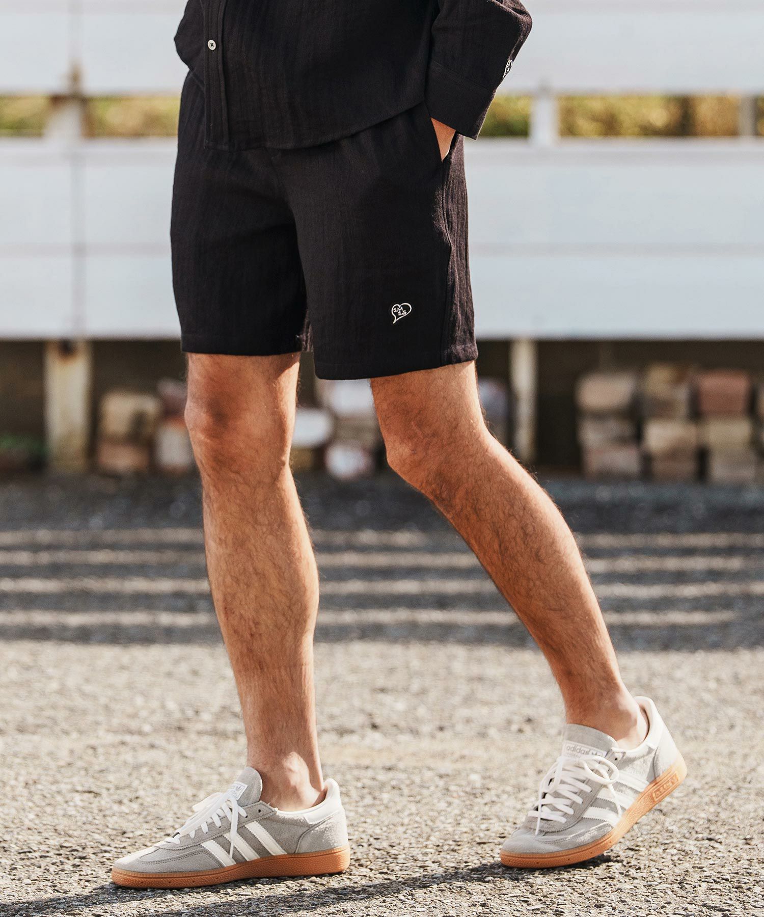 1minute 1second(ワンミニットワンセカンド)】linen like shorts