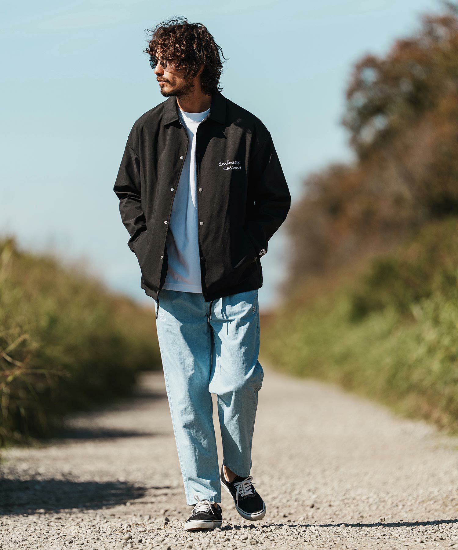 1minute 1second(ワンミニットワンセカンド)】coach jacket with 1M1S