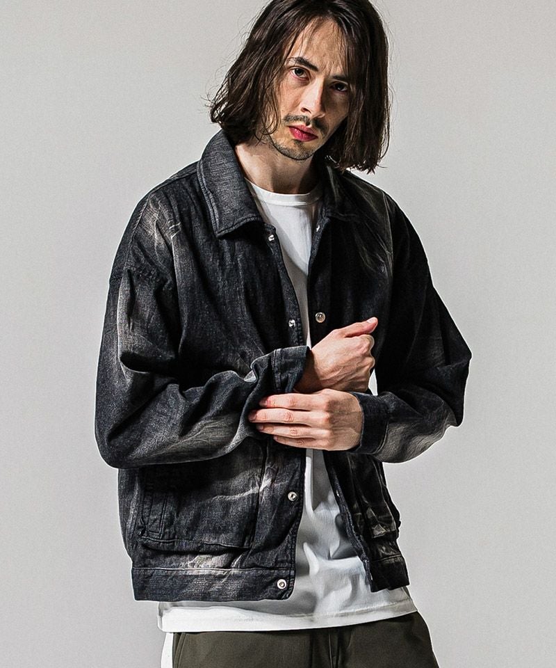 Resound Clothing MA-1ジャケット ブラック・ホワイト RESOUND CLOTHING - DAVID JACKET / RC33-JK-003 / MA-1 / ブラック | LUKE