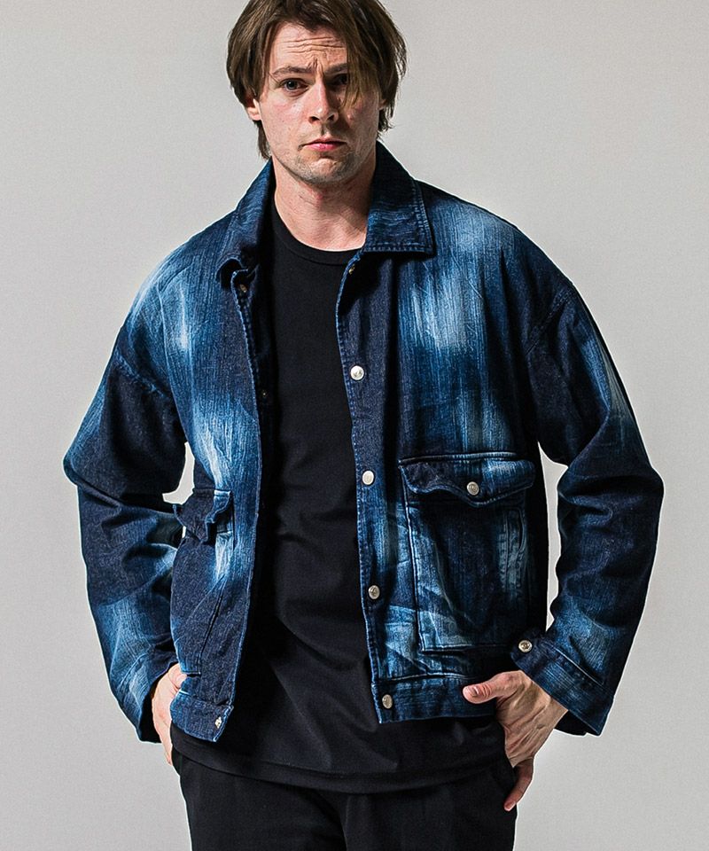 RESOUND CLOTHING(リサウンドクロージング)】LDENIM AG flight jk