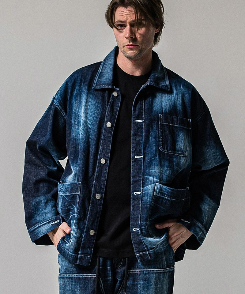 メンズ RESOUND CLOTHING (リサウンドクロージング)ライトブルーデニム