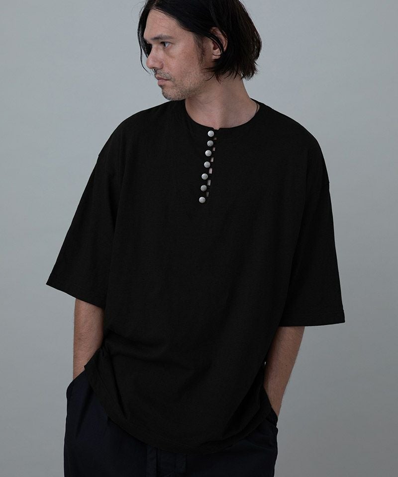 EGO TRIPPING(エゴトリッピング)】EUROHENRY ヘンリーネックTシャツ