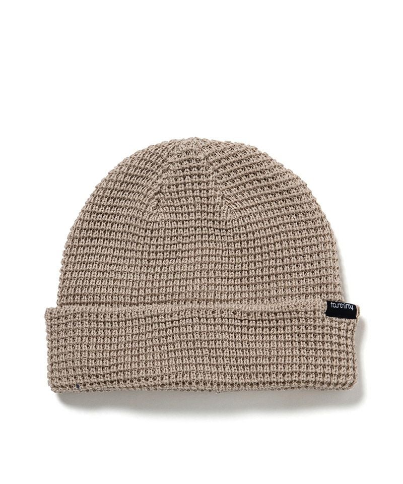430(フォーサーティ)】PAPER RIB BEANIE ビーニー ニット帽(25-036