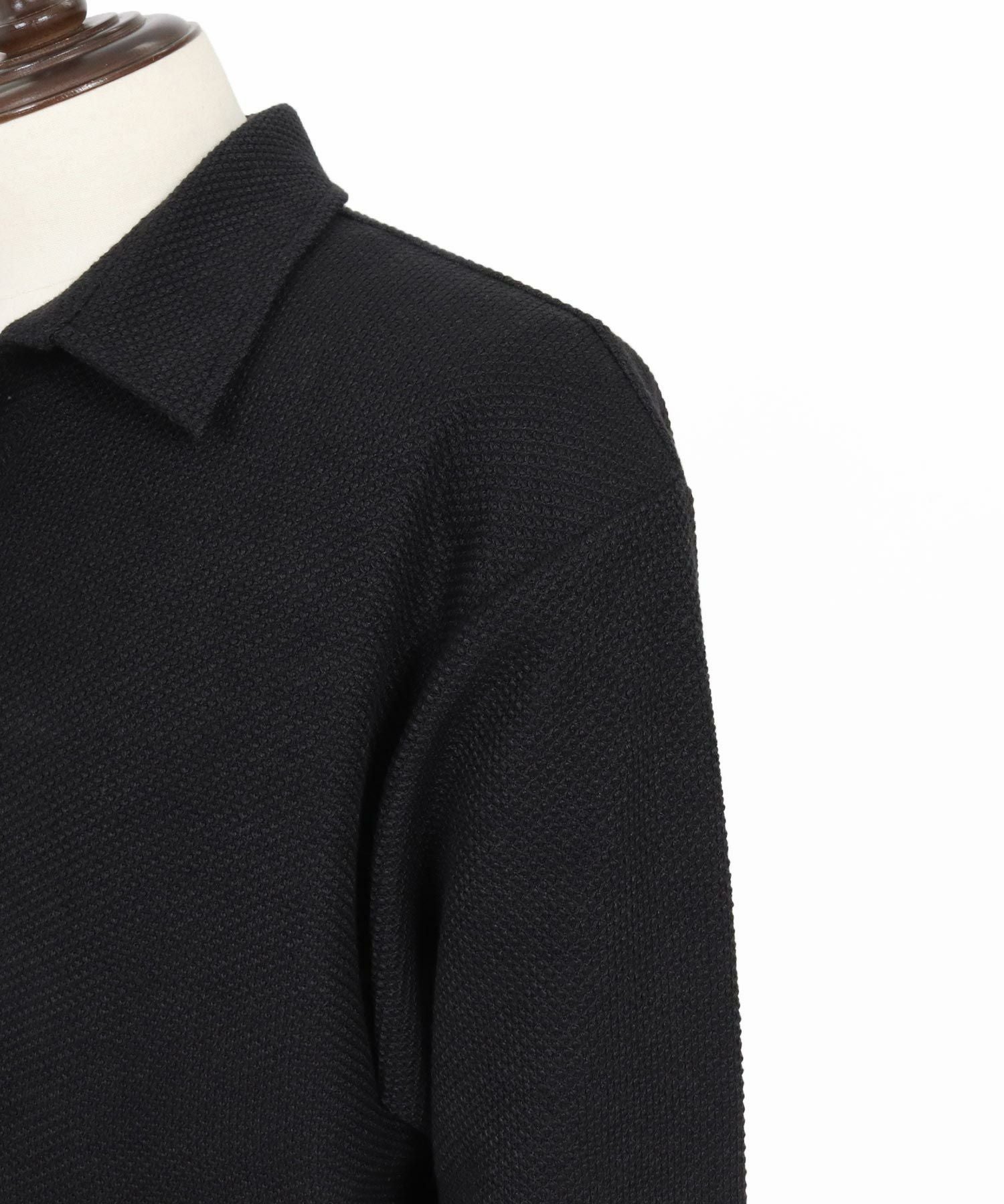 felkod(フィルコッド)】Waffle Mesh Tuck Shirts シャツ(F26S070