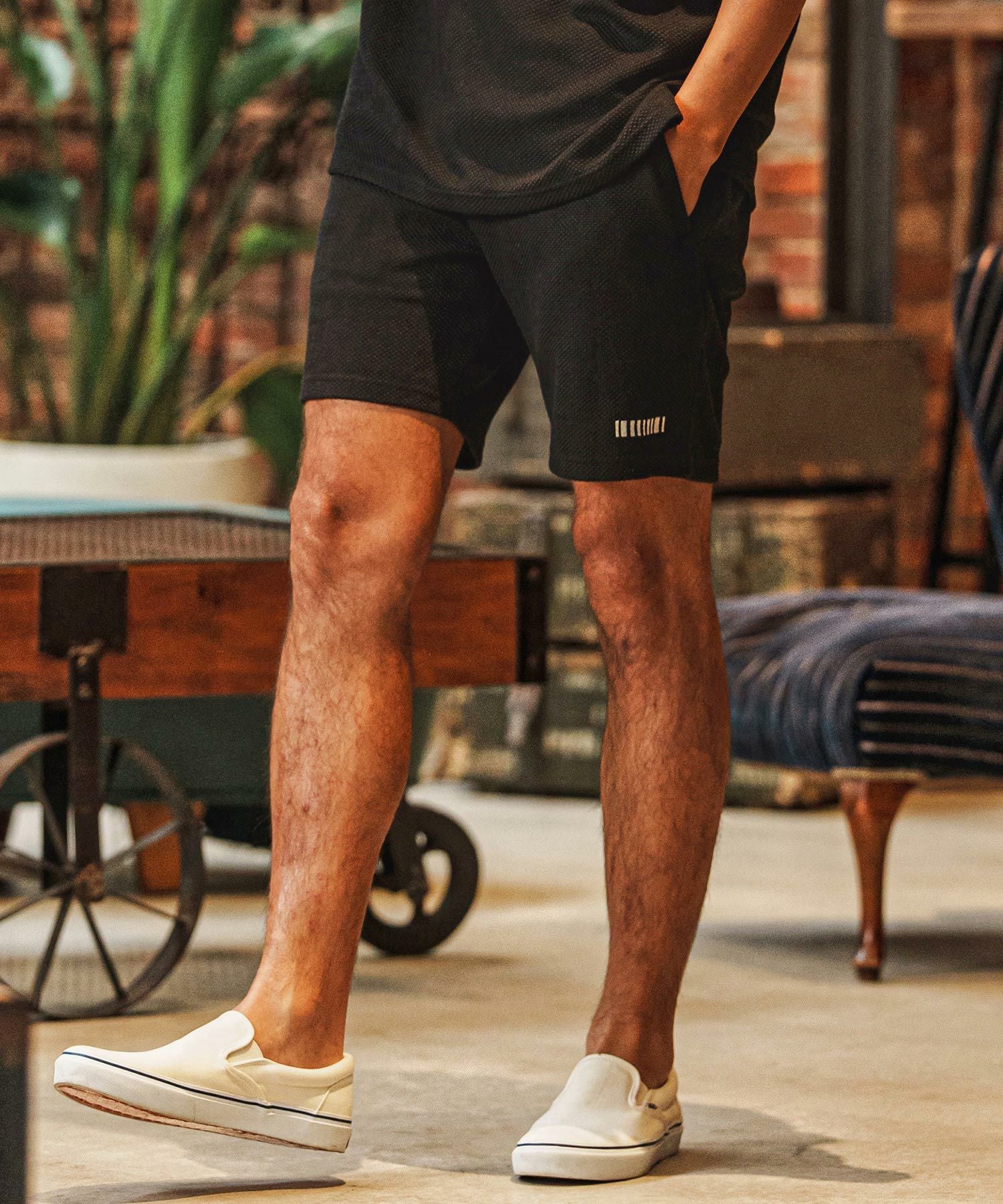 felkod(フィルコッド)】Waffle Mesh Short Pants ショートパンツ