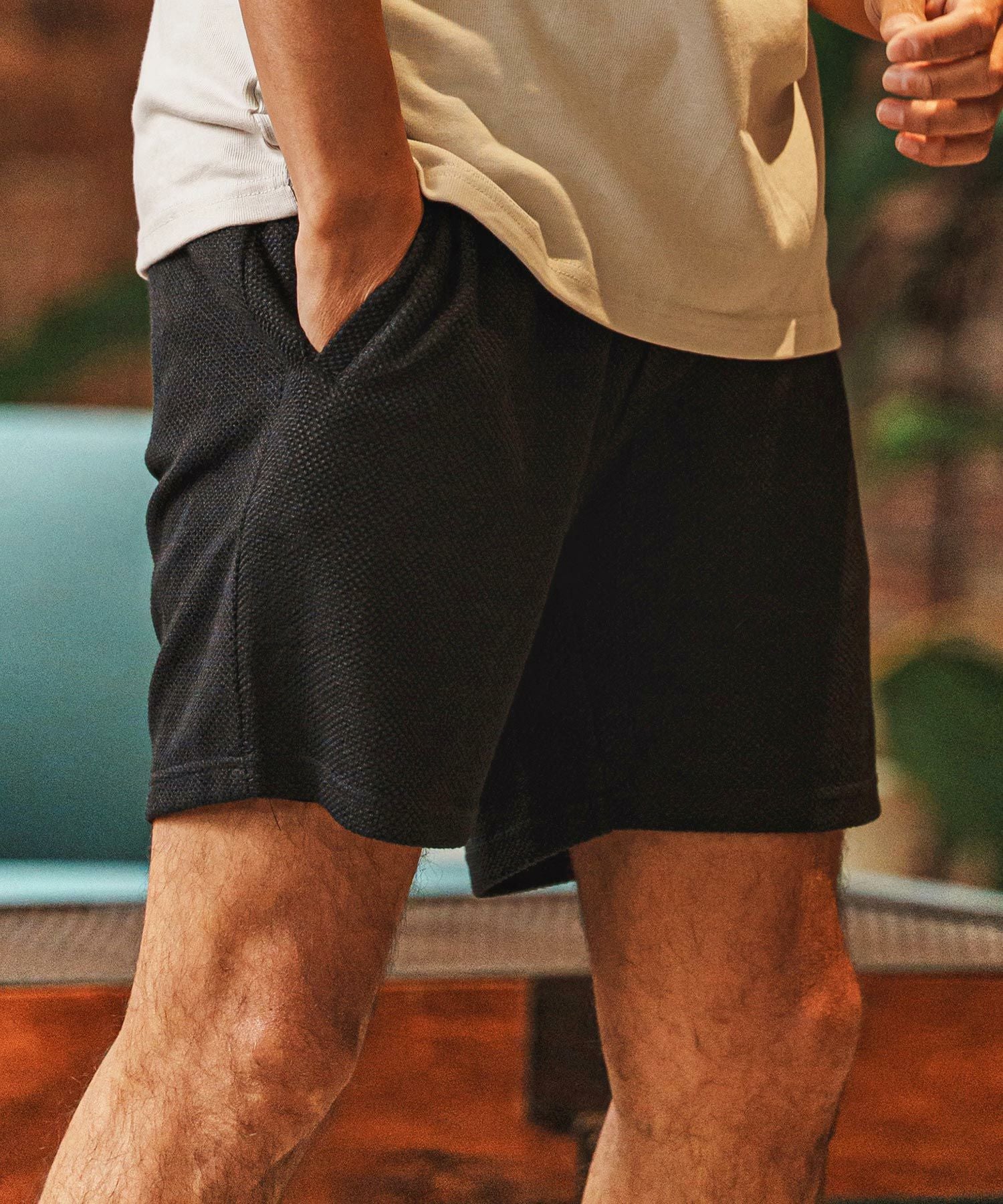 felkod(フィルコッド)】Waffle Mesh Short Pants ショートパンツ