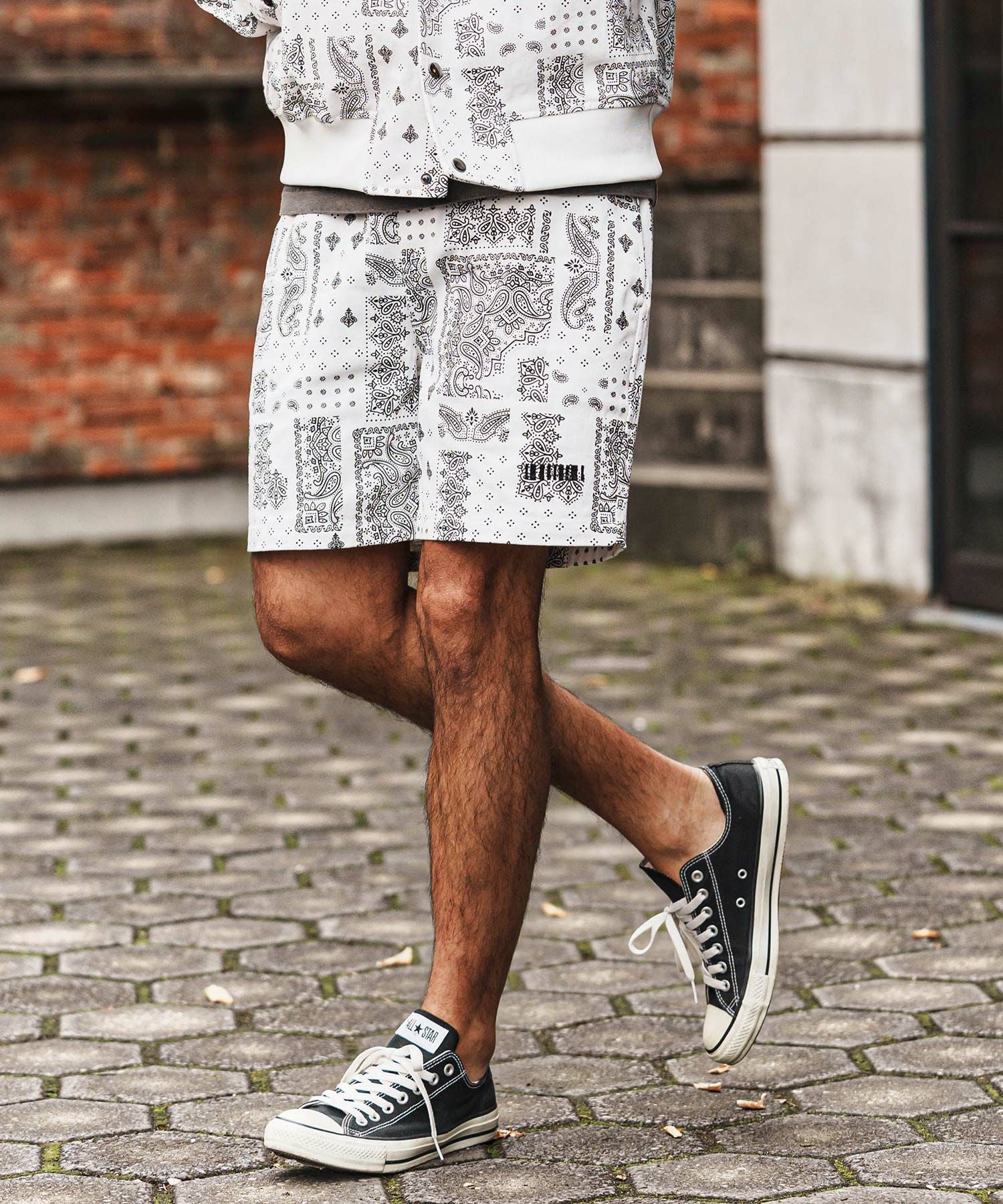 felkod(フィルコッド)】Bandana Pattern Short Pants ショートパンツ