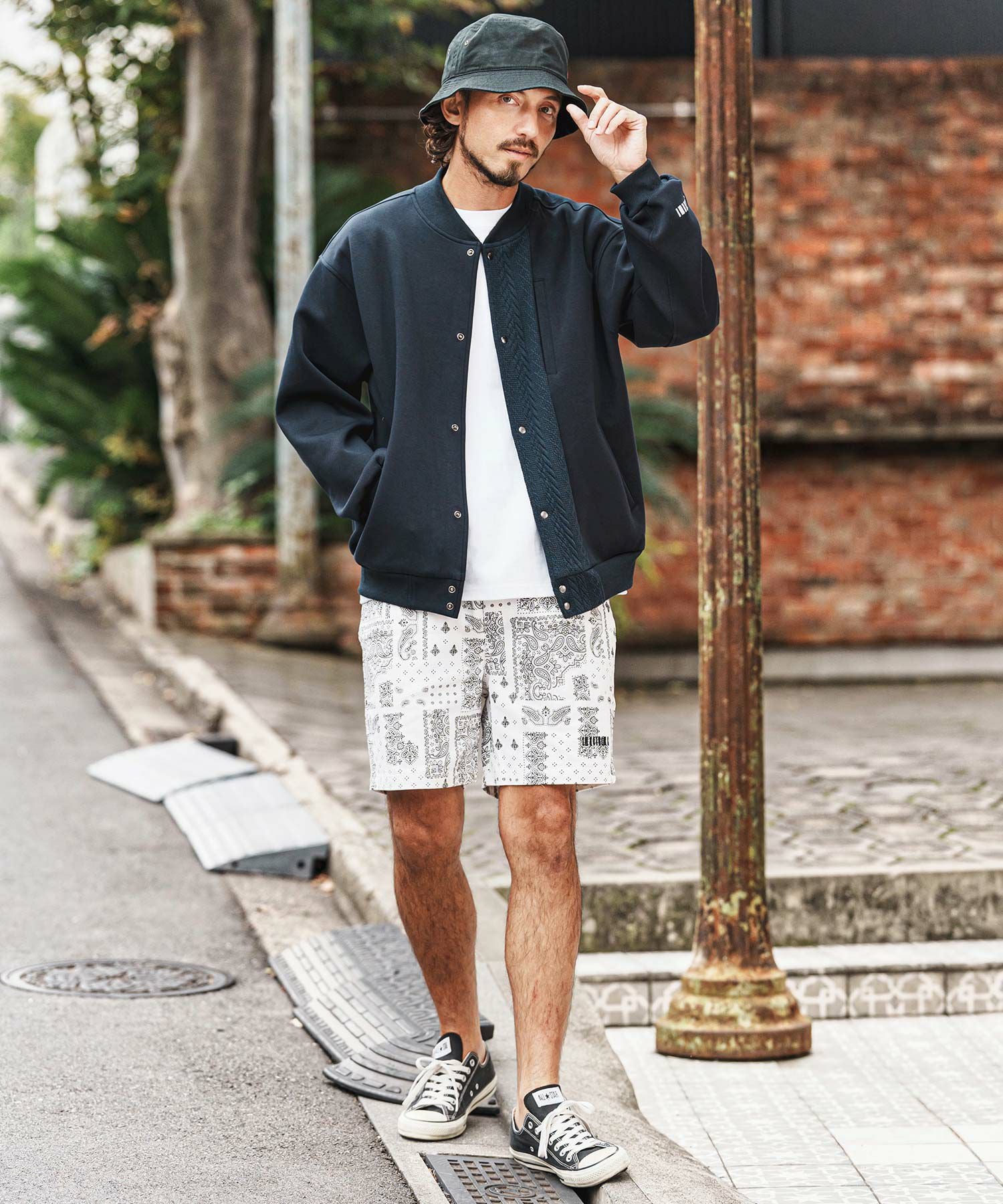 felkod(フィルコッド)】Bandana Pattern Short Pants ショートパンツ