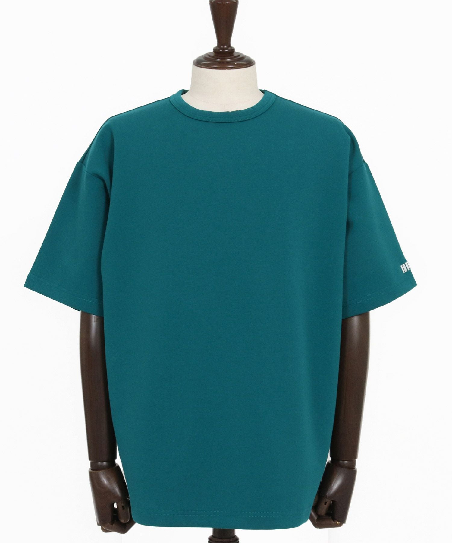 felkod(フィルコッド)】Barcode Embroidery Cardboard Knit Tee T