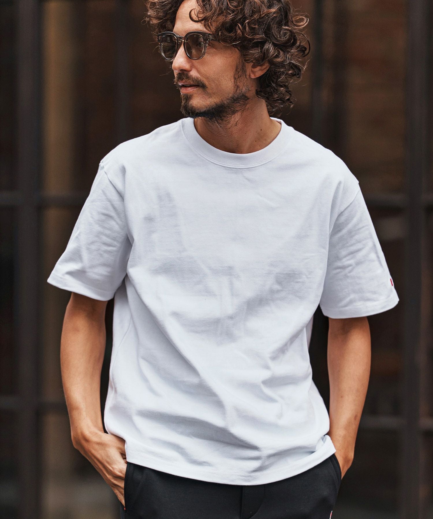 felkod(フィルコッド)】10oz Barcode Embroidery Tee Tシャツ(F26S300