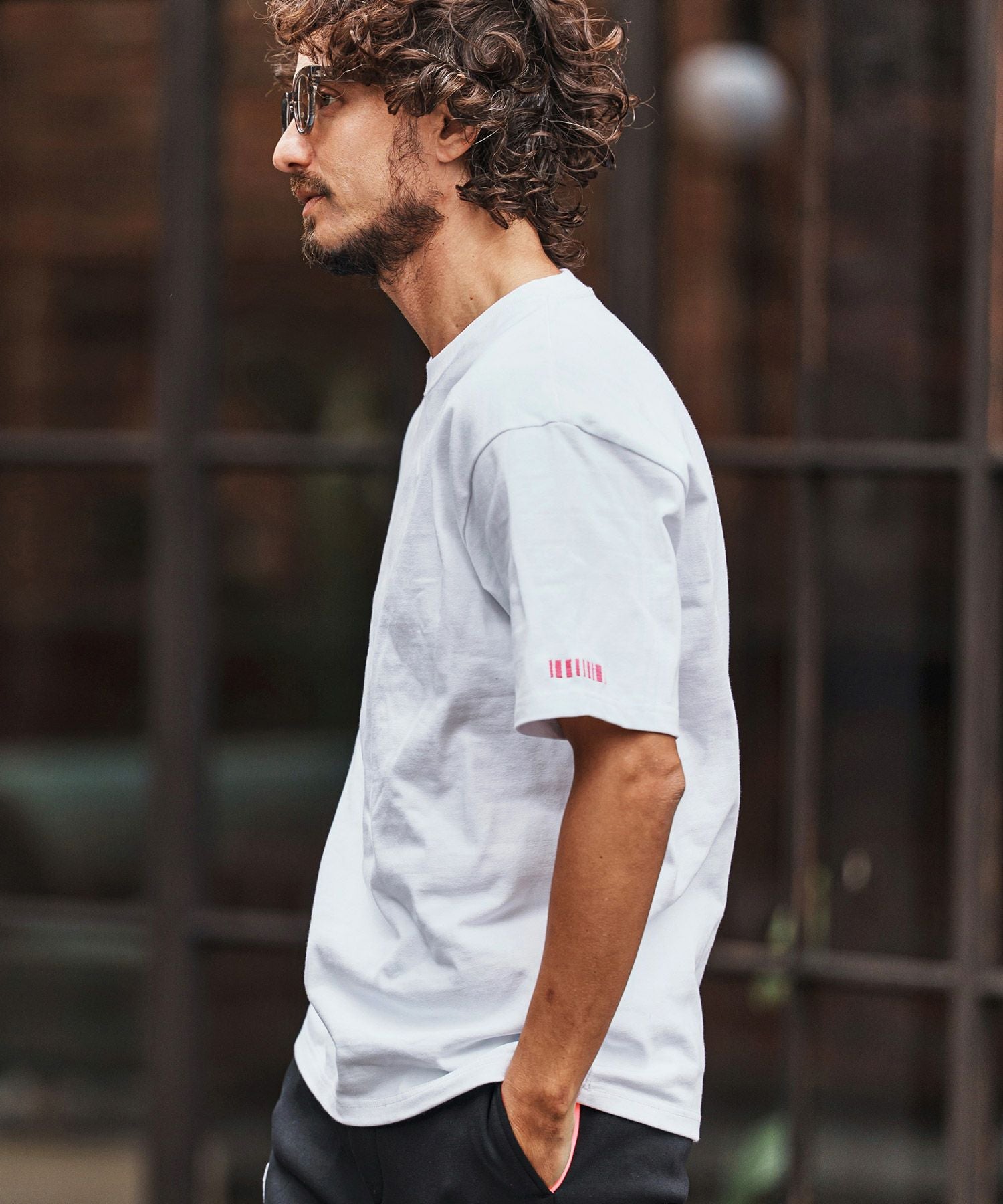 バーコードTシャツ felkod(フィルコッド)】10oz Barcode Embroidery Tee Tシャツ(F26S300