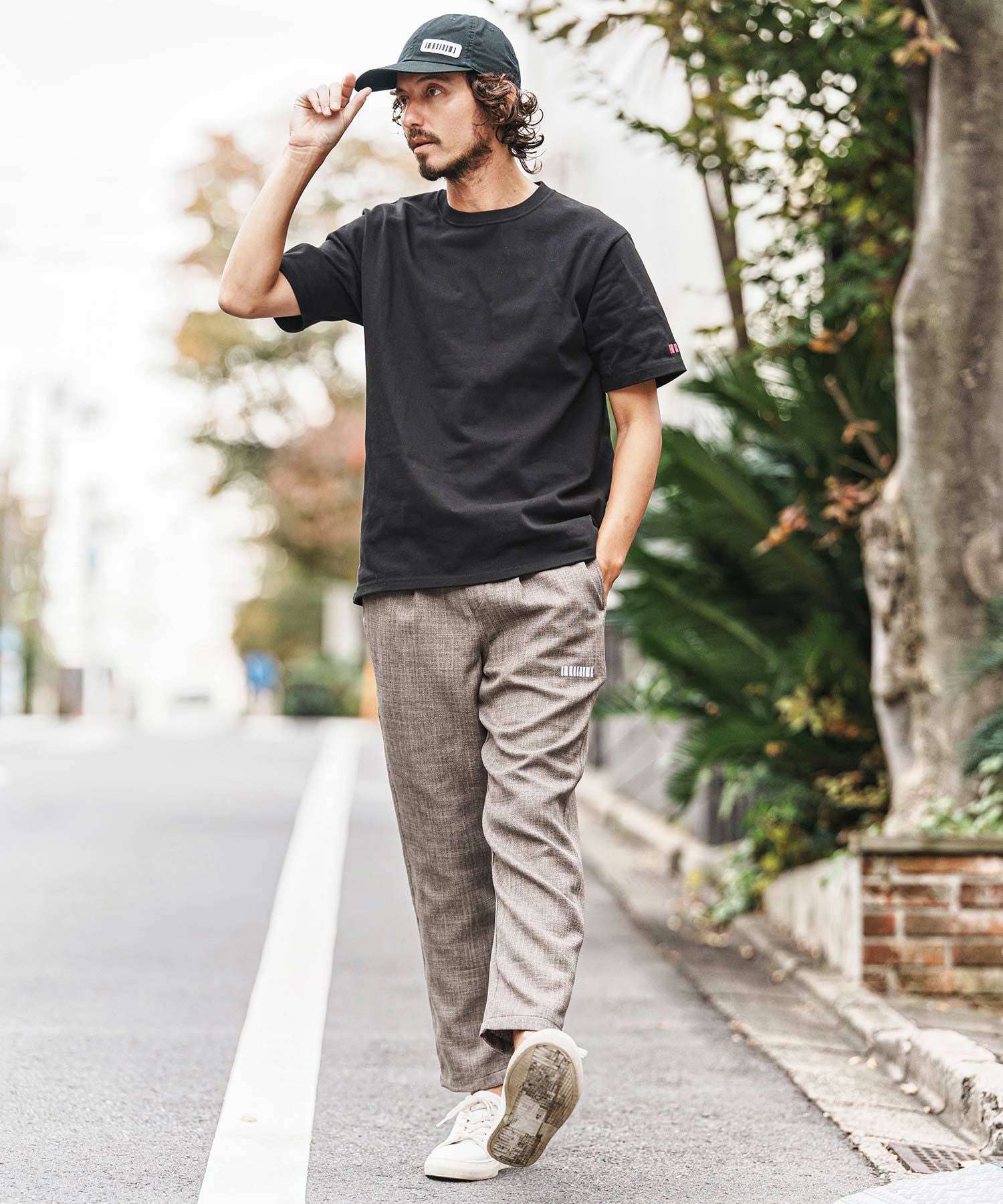felkod(フィルコッド)】10oz Barcode Embroidery Tee Tシャツ(F26S300