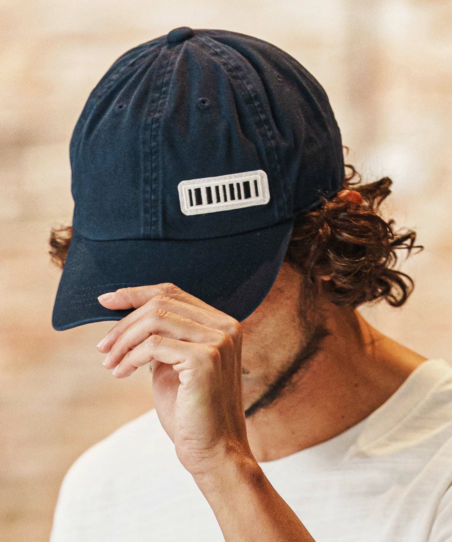 felkod(フィルコッド)】Barcode Patch Washed Cap キャップ(F26S340
