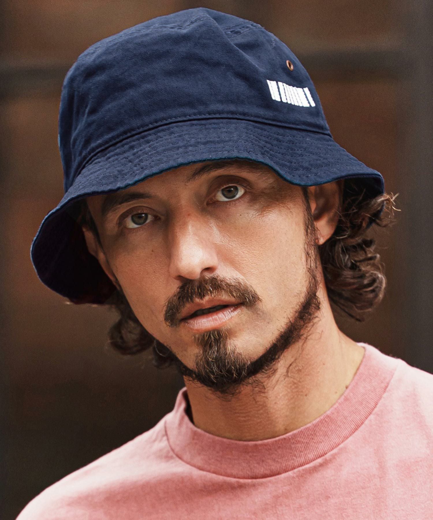 felkod(フィルコッド)】Barcode Embroidery Bucket Hat バケットハット