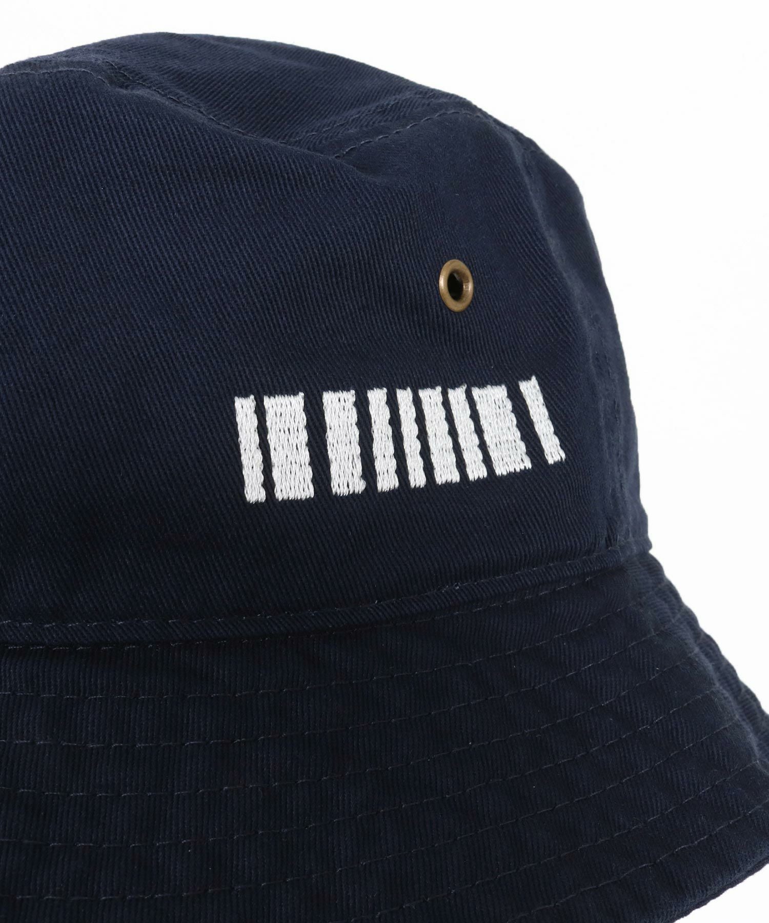felkod(フィルコッド)】Barcode Embroidery Bucket Hat バケットハット