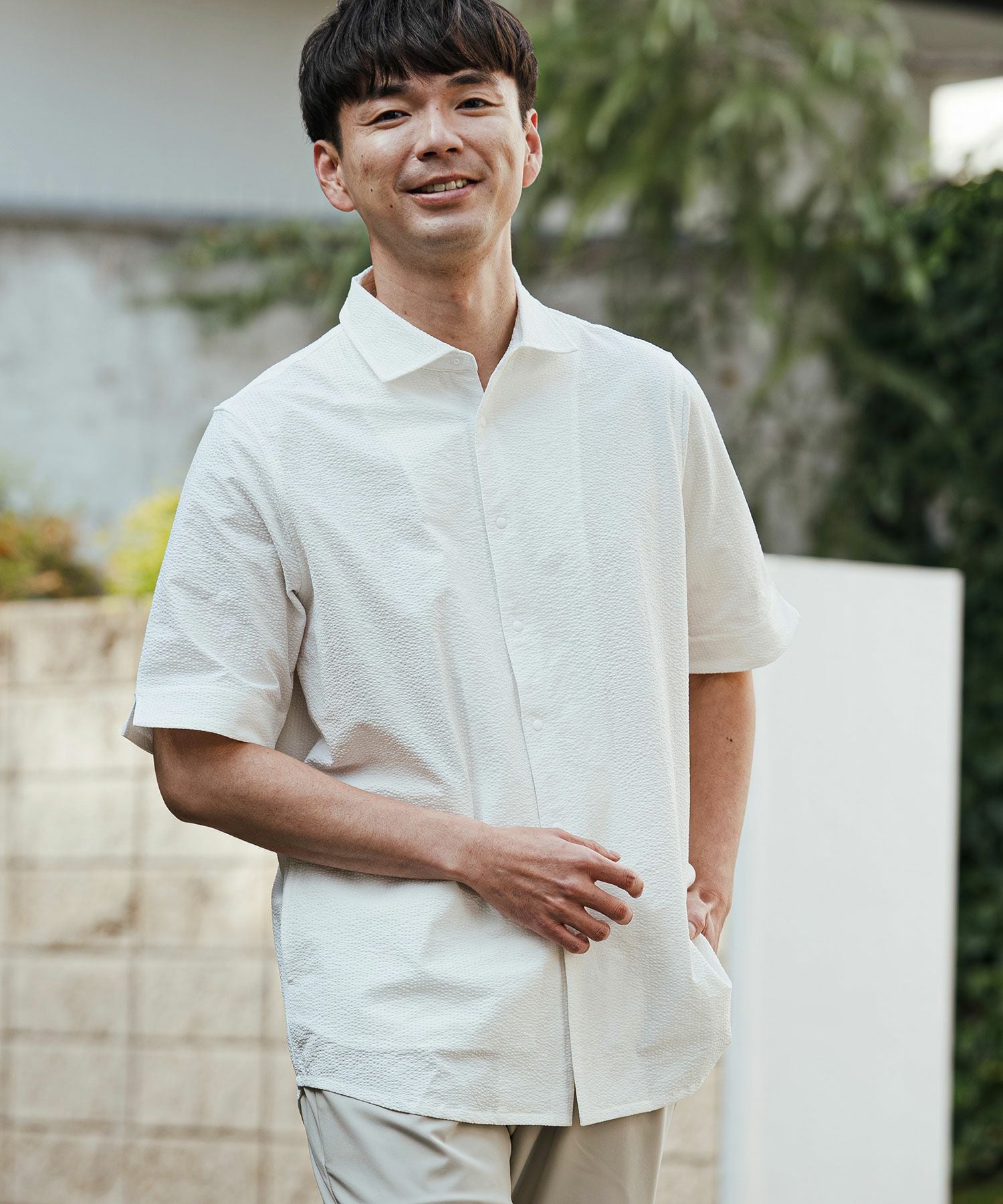 コール&レスポンス　カンビオ　ギター　トガル　アロハ　ボーリングシャツ CALL&RESPONSE(コールアンドレスポンス)】ブロック柄-アロハシャツ(252