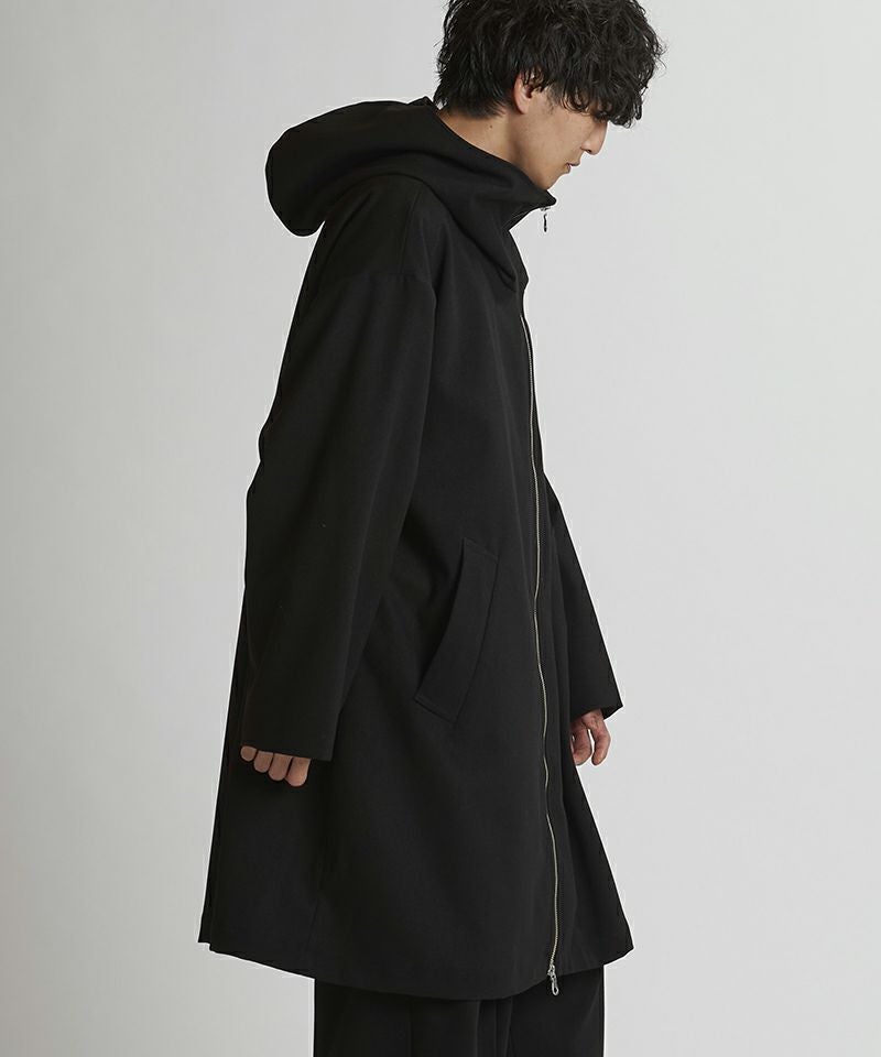 50%OFF【NO ID.(ノーアイディー)】ﾌｰﾃﾞｯﾄﾞBIGﾊｰﾌｺｰﾄ(457006-385C