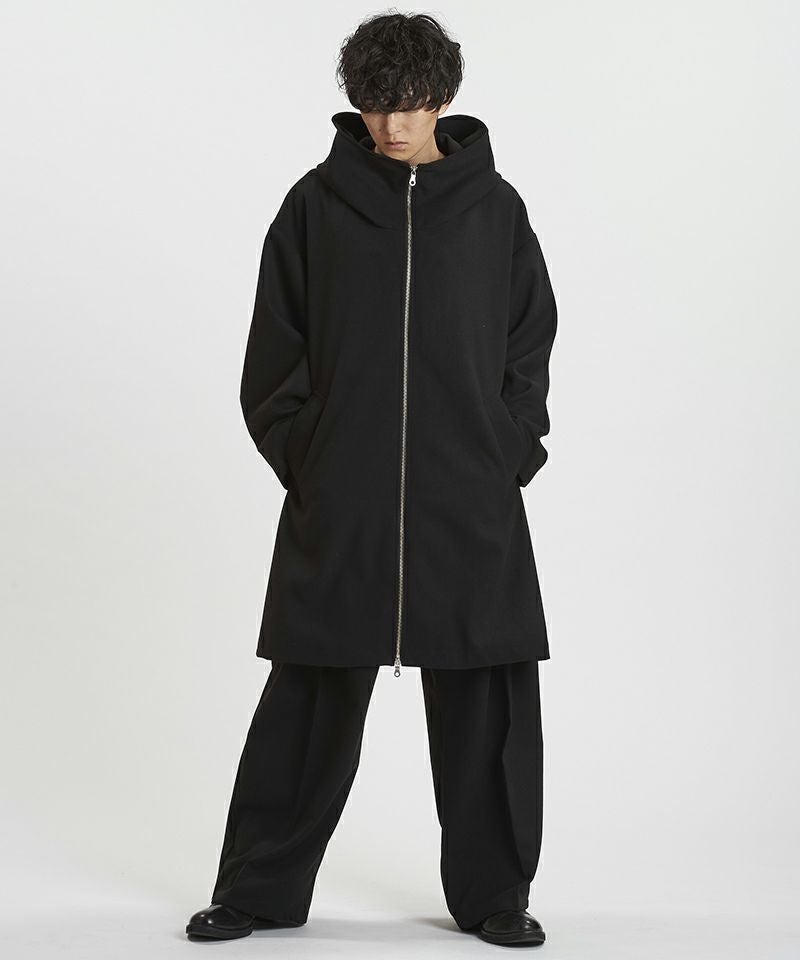 50%OFF【NO ID.(ノーアイディー)】ﾌｰﾃﾞｯﾄﾞBIGﾊｰﾌｺｰﾄ(457006-385C