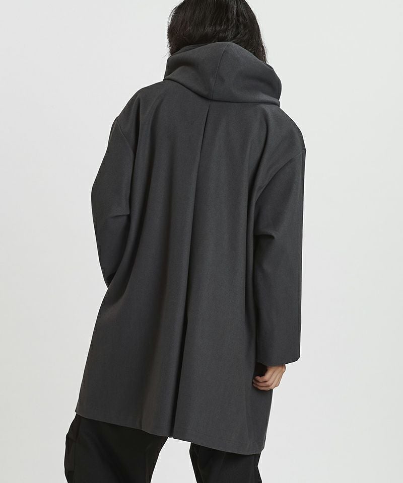 50%OFF【NO ID.(ノーアイディー)】ﾌｰﾃﾞｯﾄﾞBIGﾊｰﾌｺｰﾄ(457006-385C
