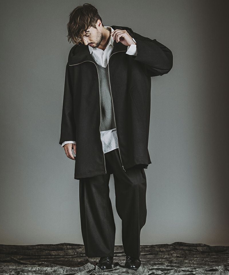 30%OFF【NO ID.(ノーアイディー)】クロスタックワイドトラウザーズ
