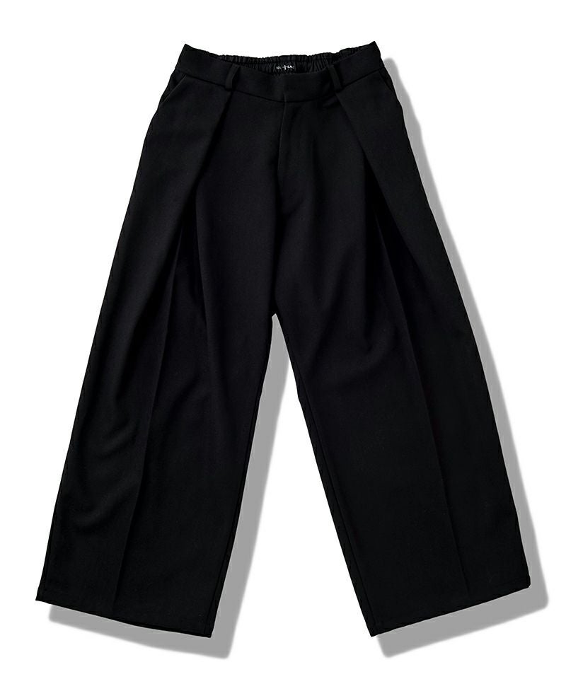 30%OFF【NO ID.(ノーアイディー)】クロスタックワイドトラウザーズ