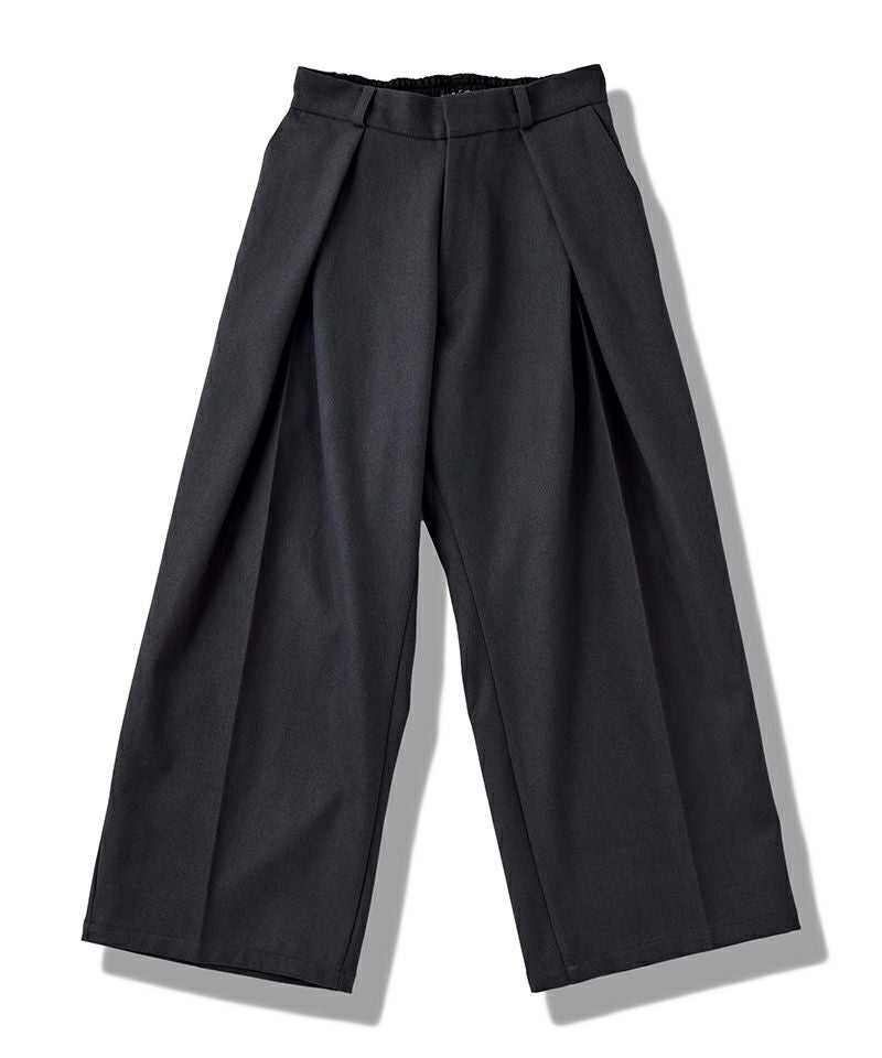 30%OFF【NO ID.(ノーアイディー)】クロスタックワイドトラウザーズ