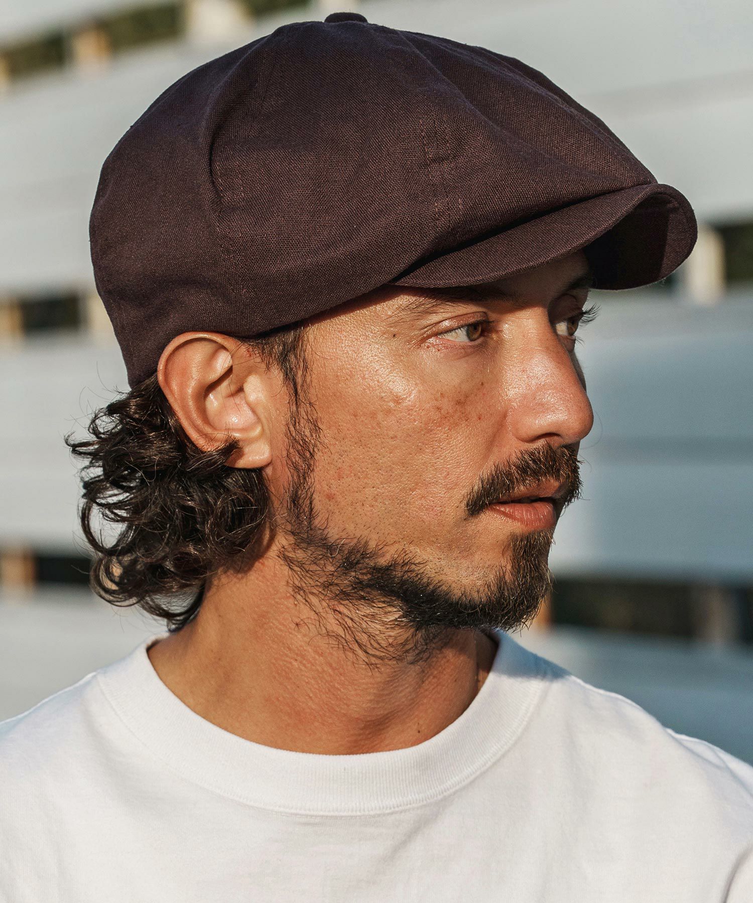 CAMBIO(カンビオ)】Linen Blend Big Casquette キャスケット(OP-261