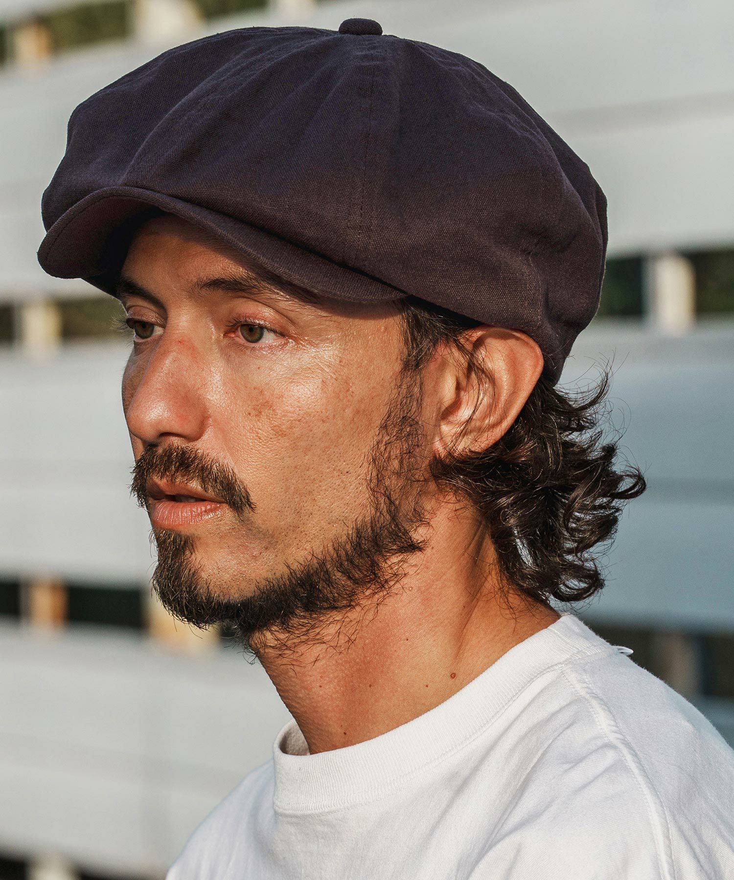 CAMBIO(カンビオ)】Linen Blend Big Casquette キャスケット(OP-261