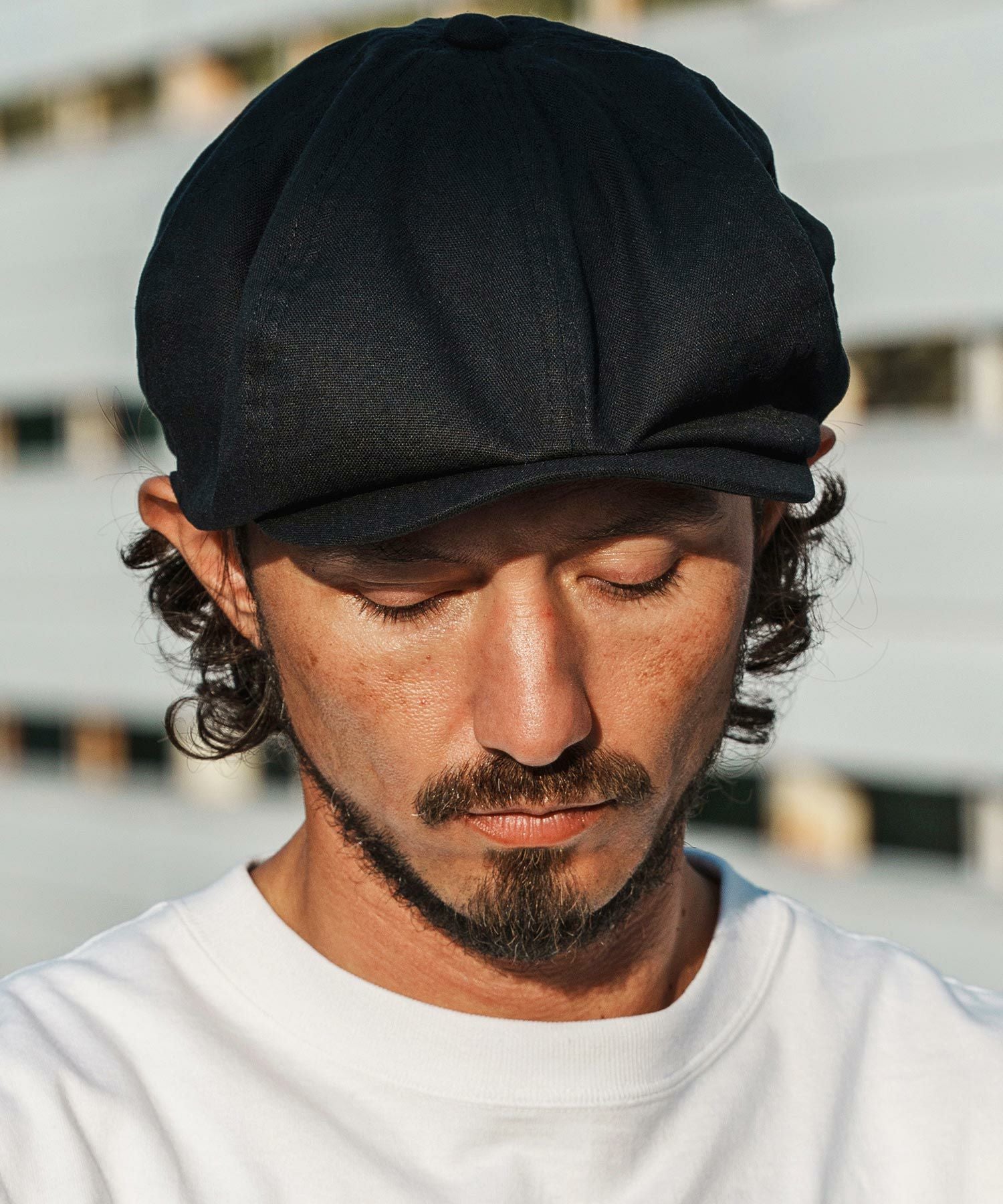 CAMBIO(カンビオ)】Linen Blend Big Casquette キャスケット(OP-261