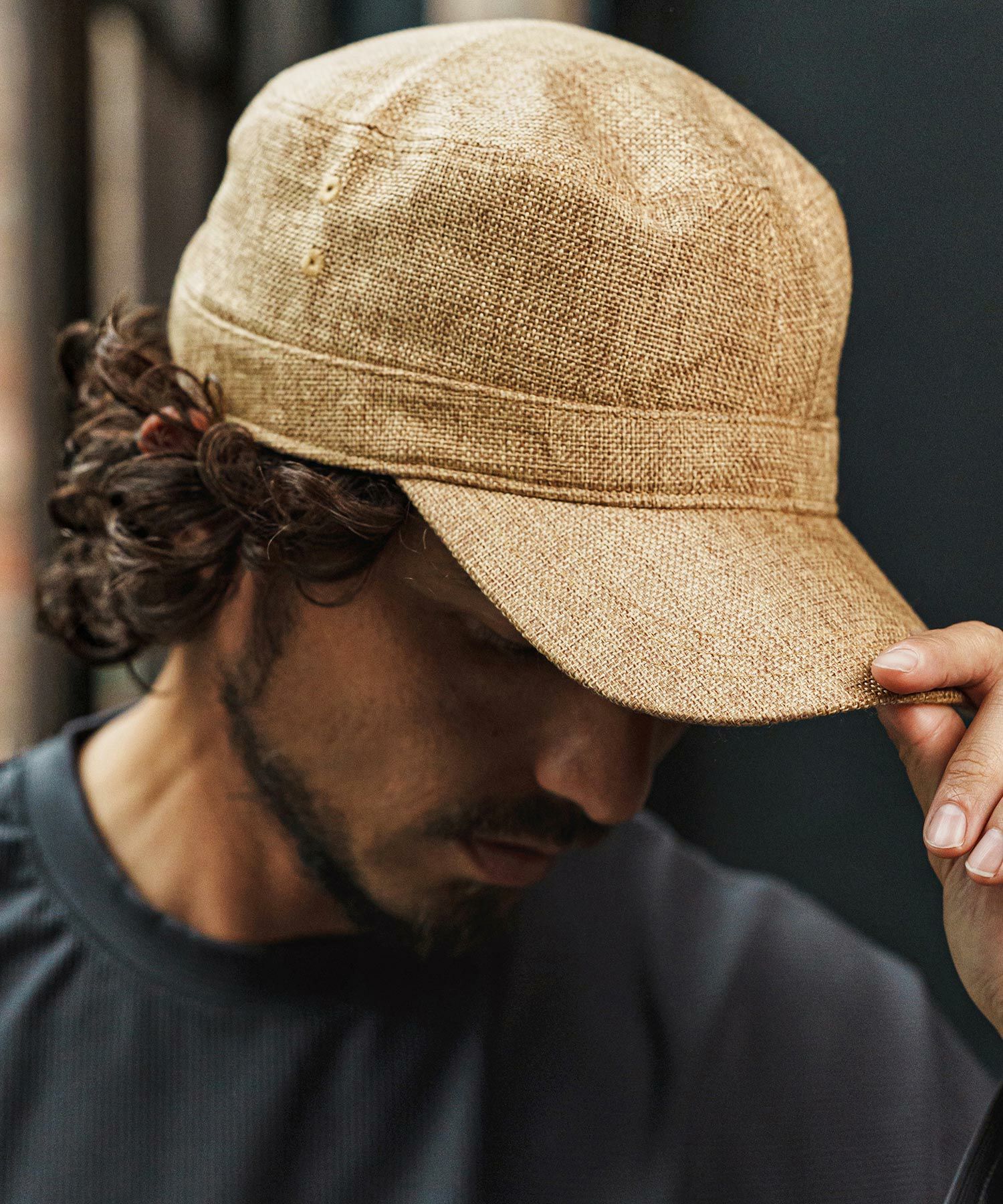 CAMBIO(カンビオ)】Basket Work Cap ワークキャップ(NF-261-BO005