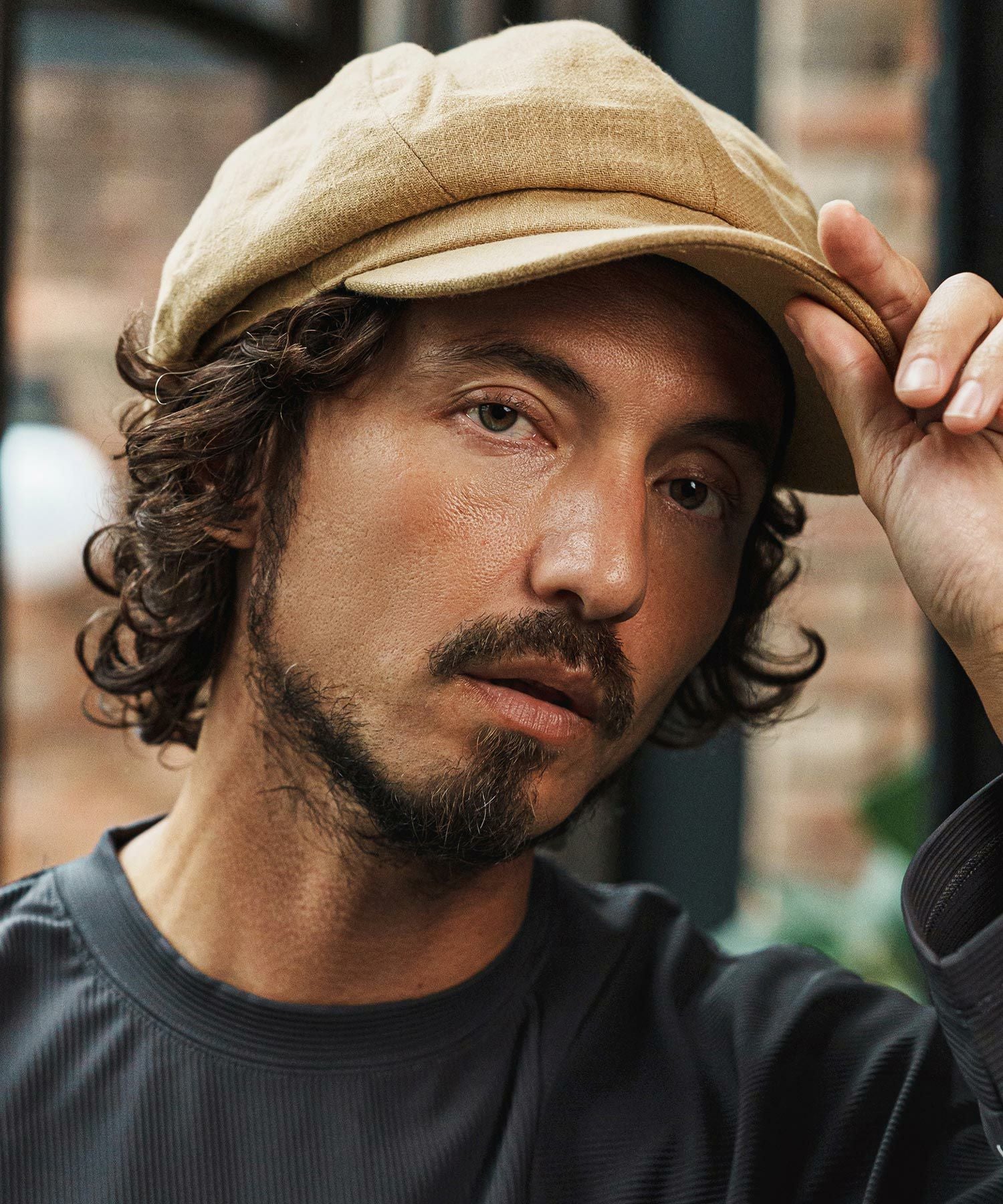 CAMBIO(カンビオ)】Cotton Linen Casquette キャスケット(NF-261-BO007