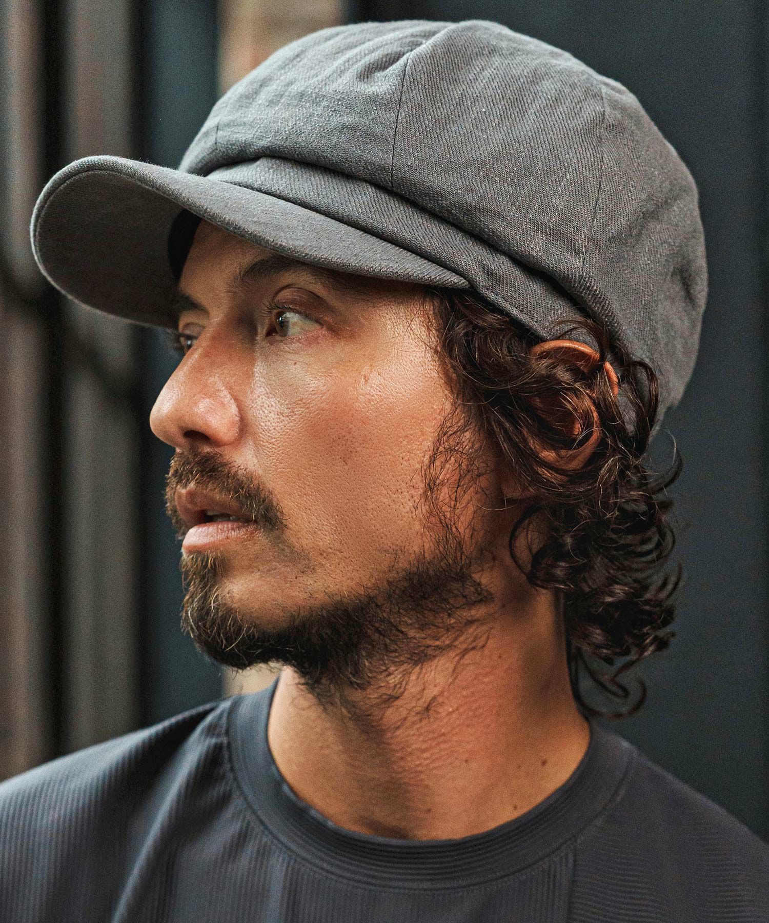 CAMBIO(カンビオ)】Cotton Linen Casquette キャスケット(NF-261-BO007
