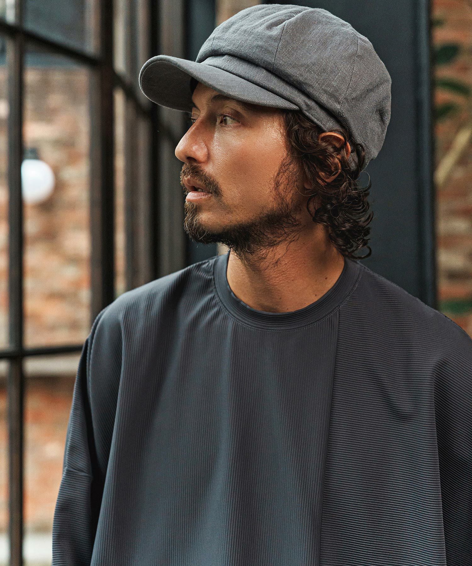 CAMBIO(カンビオ)】Cotton Linen Casquette キャスケット(NF-261-BO007