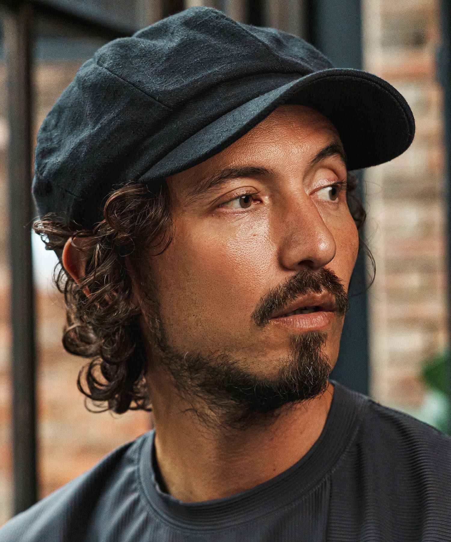 CAMBIO(カンビオ)】Cotton Linen Casquette キャスケット(NF-261-BO007