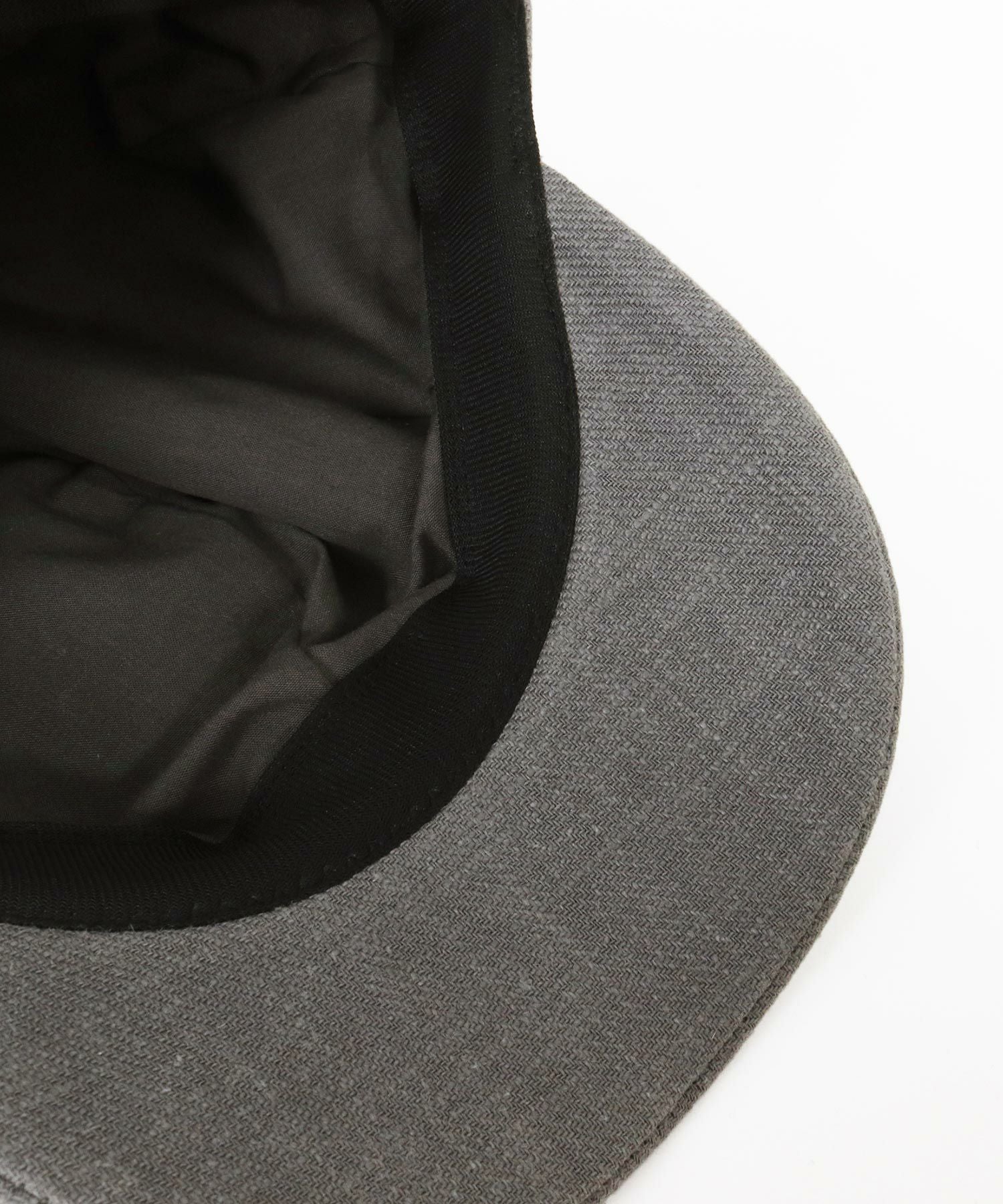 CAMBIO コットンリネン キャスケット mko13335 ブラック CAMBIO(カンビオ)】Cotton Linen Casquette キャスケット(NF-261-BO007