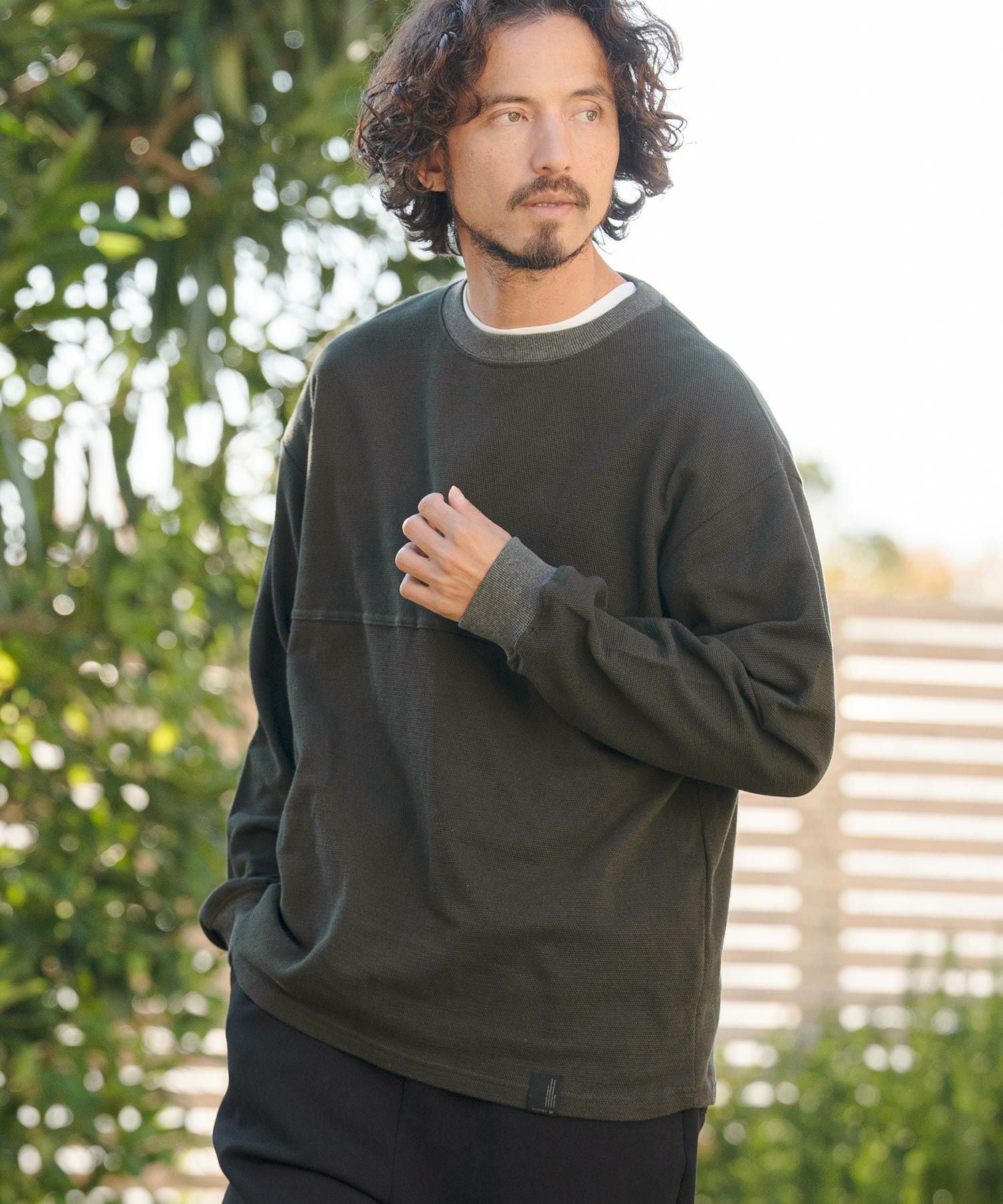 CAMBIO(カンビオ)】KANOKO Sweat Long Sleeve Cut sew カットソー(PF