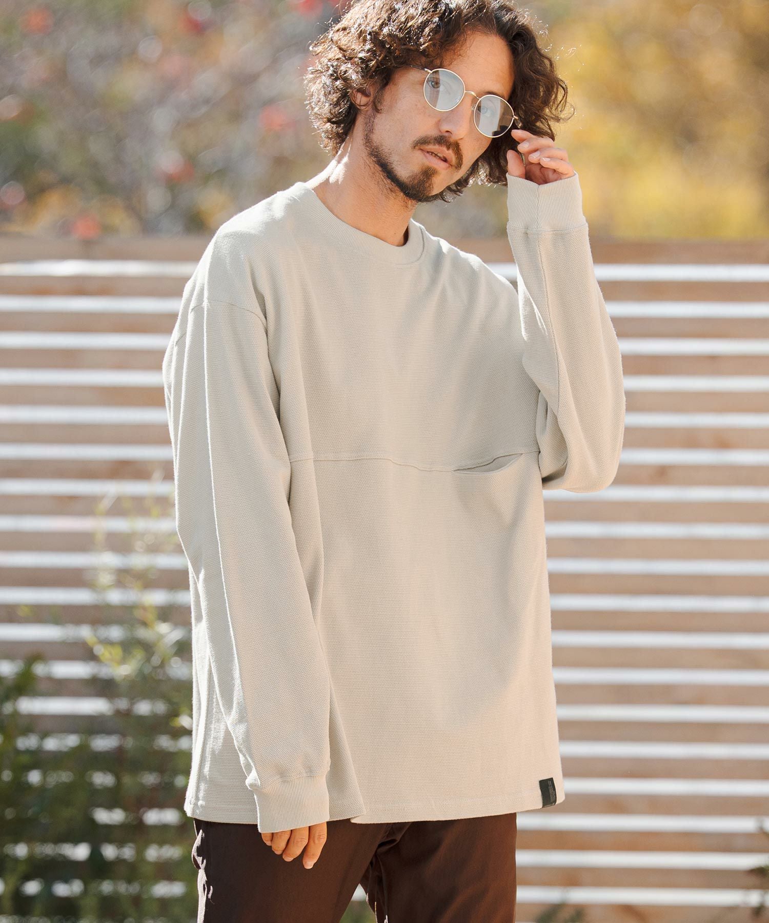 CAMBIO(カンビオ)】Cool Touch USA Cotton Sleeveless Cut sew タンク