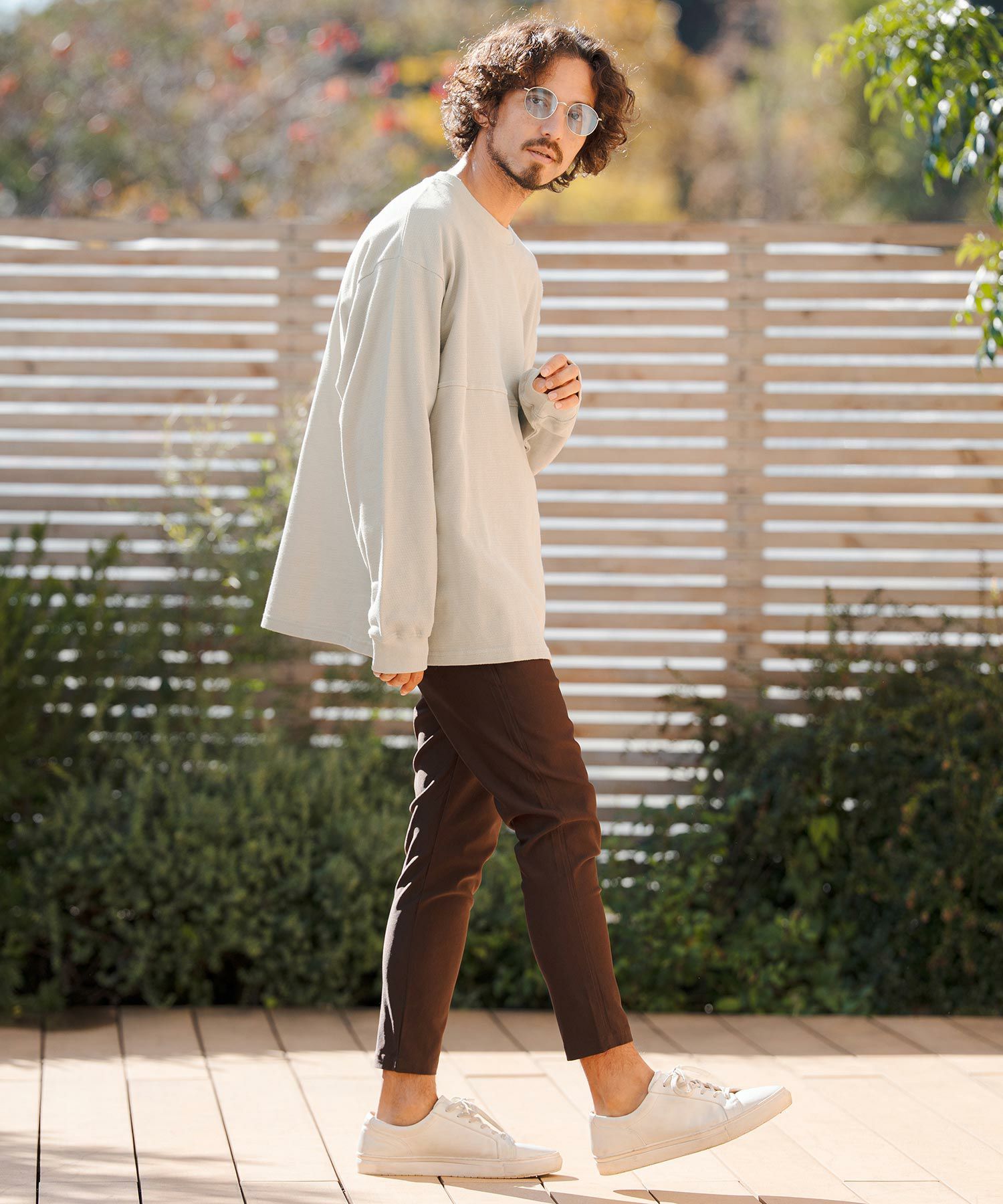 CAMBIO(カンビオ)】KANOKO Sweat Long Sleeve Cut sew カットソー(PF