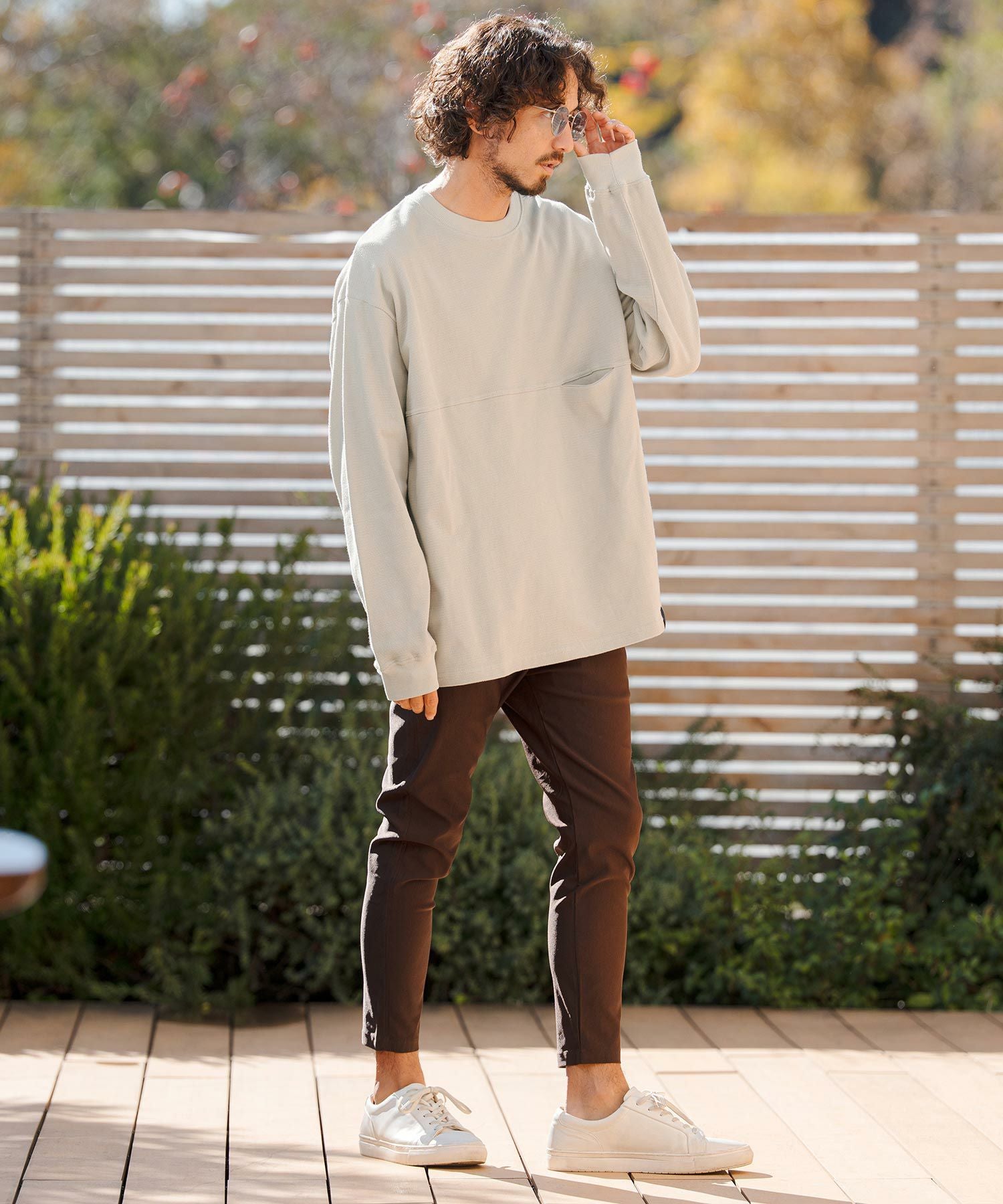 CAMBIO(カンビオ)】KANOKO Sweat Long Sleeve Cut sew カットソー(PF
