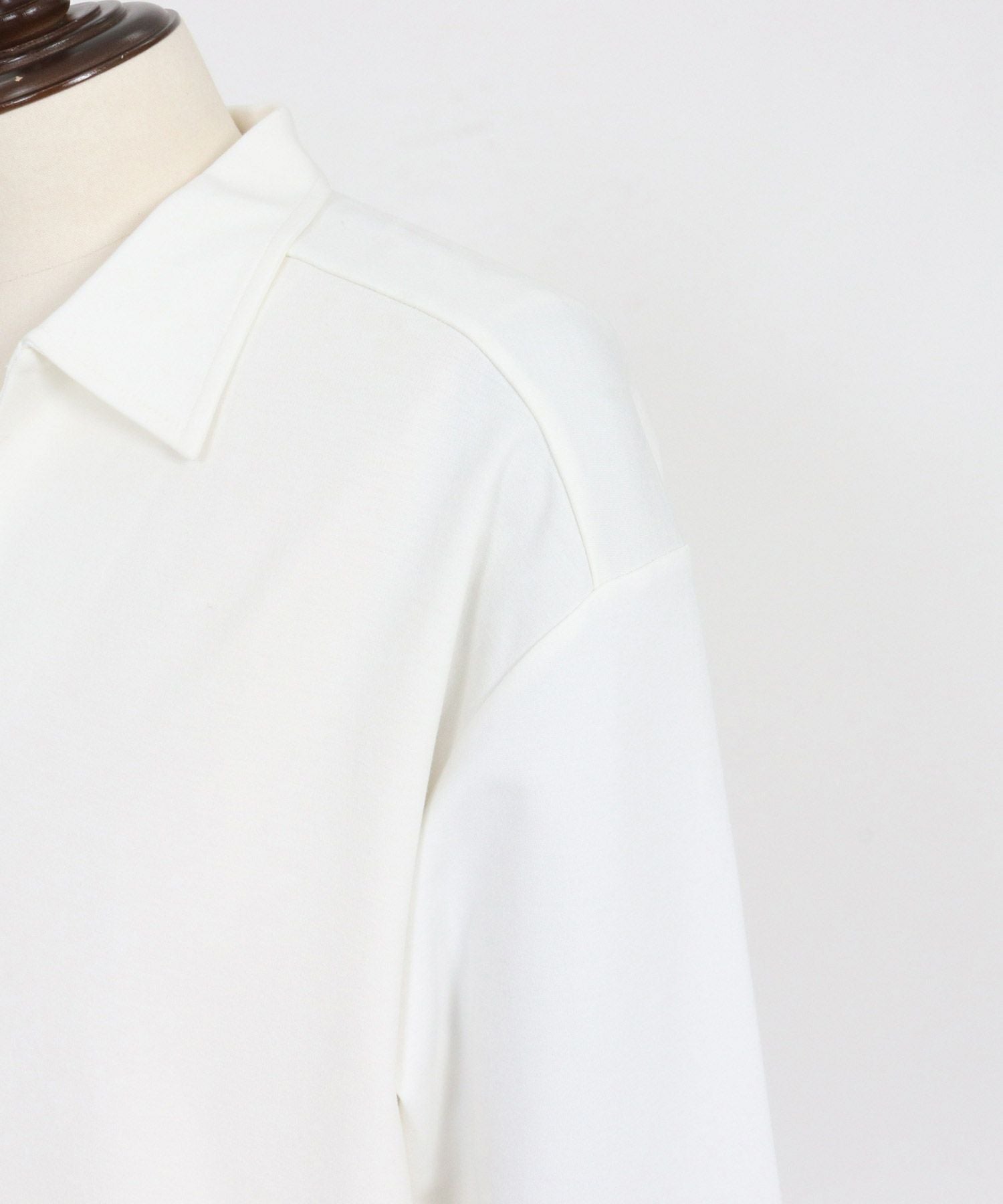 CAMBIO(カンビオ)】 Ponti Skipper 3-4 Sleeve Polo Shirts 7分袖