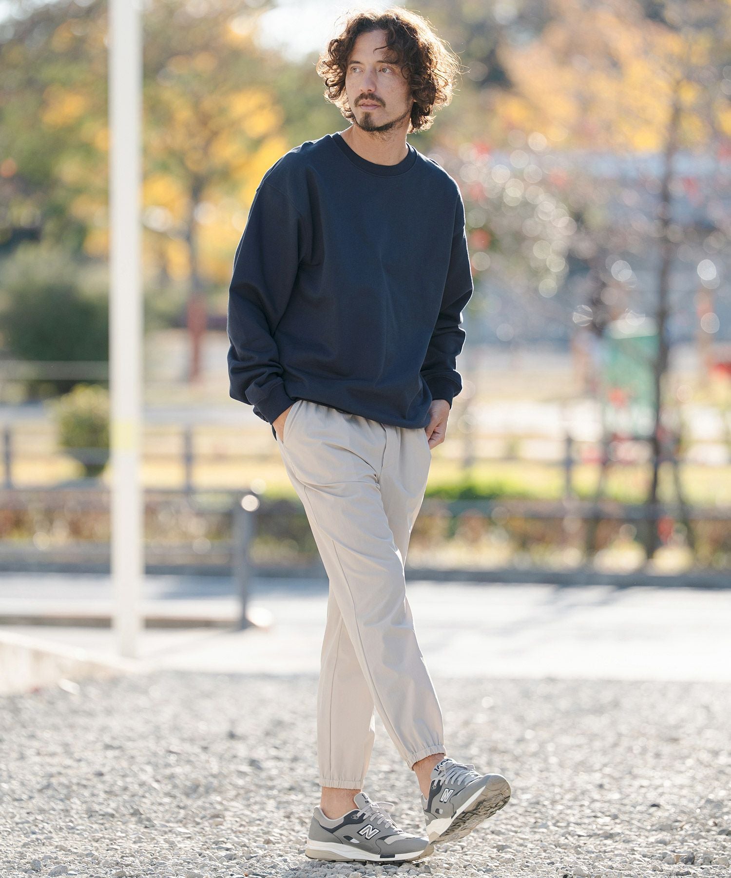 CAMBIO(カンビオ)】11.2oz裏毛CNスウェット(HLCM0235) | CAMBIO カンビオ