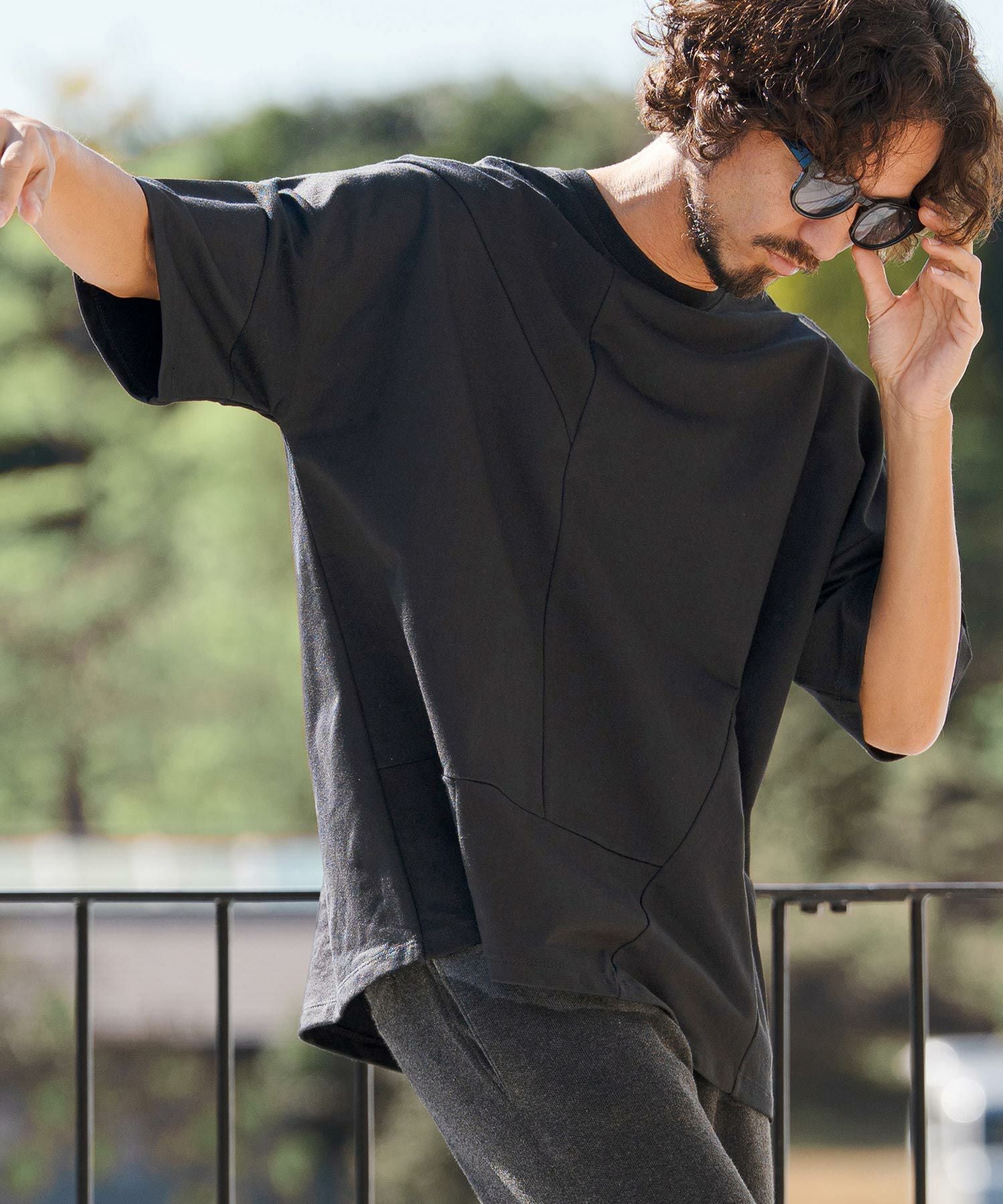 30%OFF【CAMBIO(カンビオ)】MINI URAKE Random Patchwork Tee パッチ