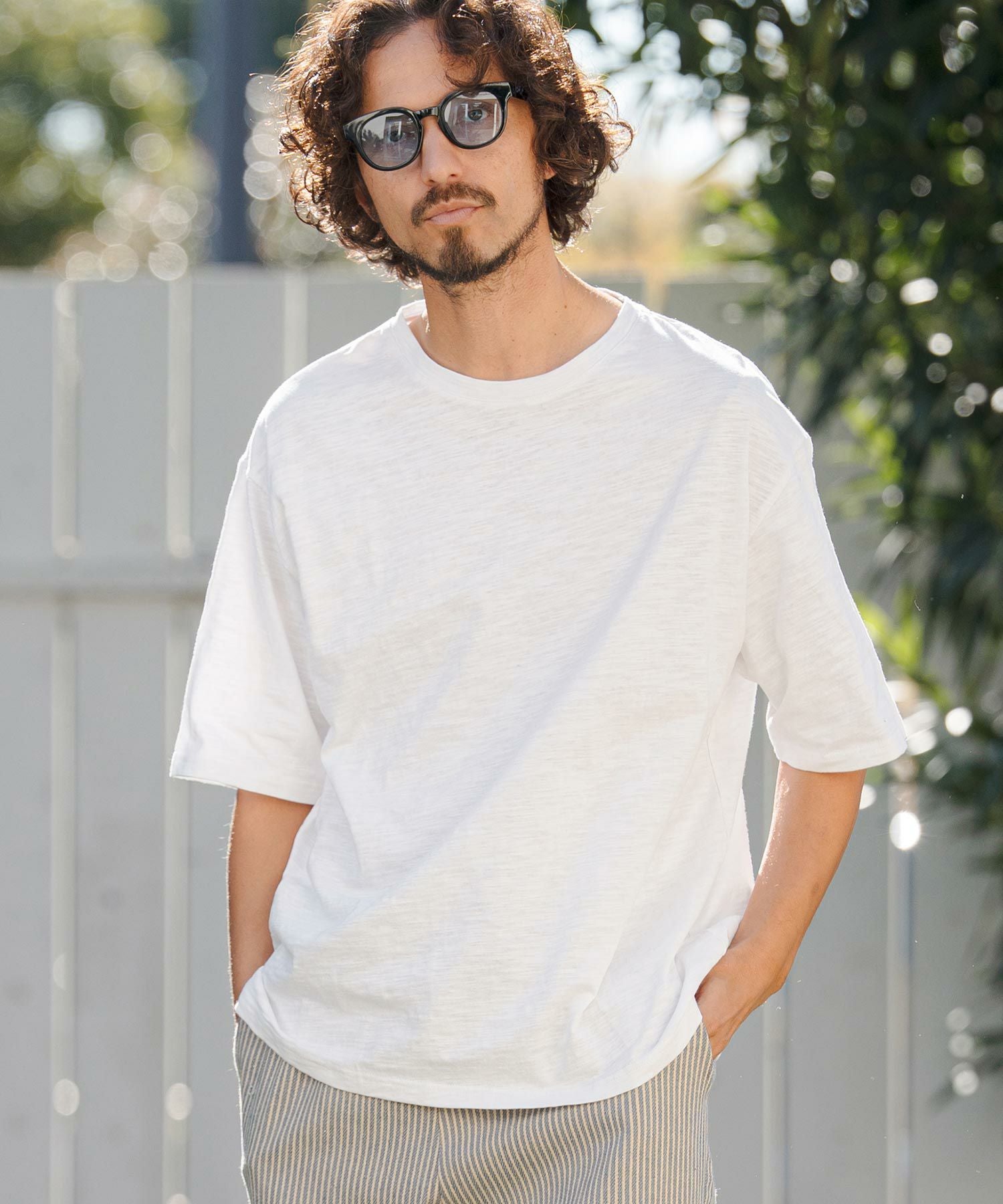 CAMBIO(カンビオ)】ベーシックスラブTシャツ(CMB-R0204) | CAMBIO カンビオ